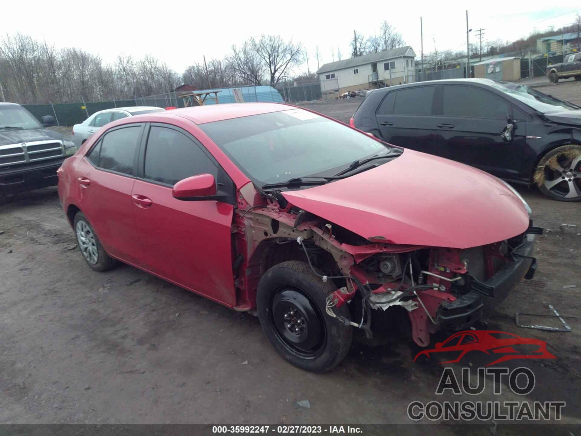 TOYOTA COROLLA 2019 - 2T1BURHE6KC203176