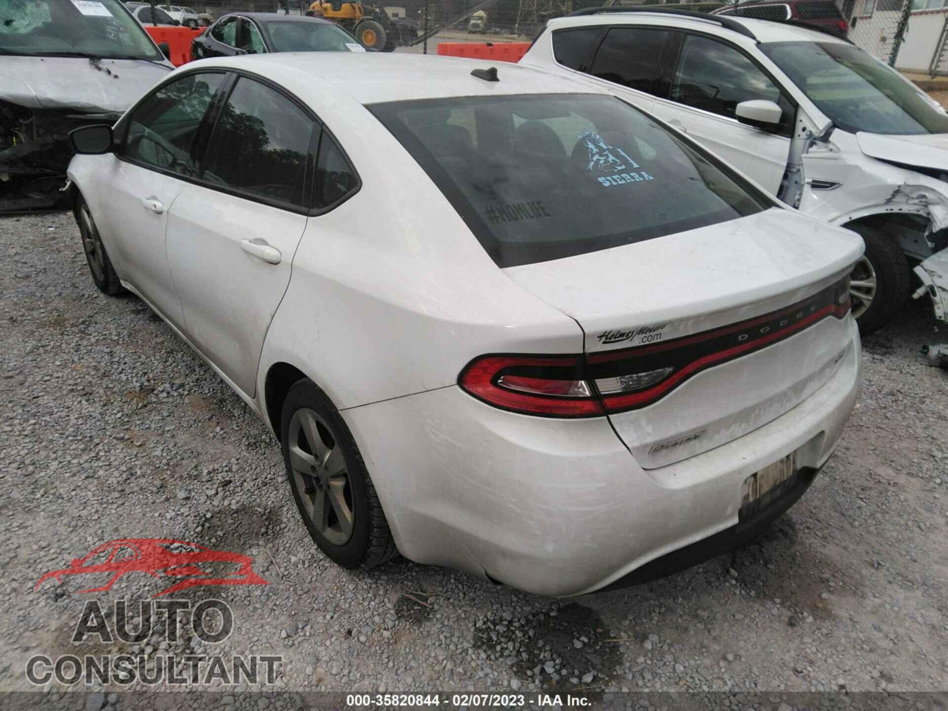 DODGE DART 2015 - 1C3CDFBB2FD129267