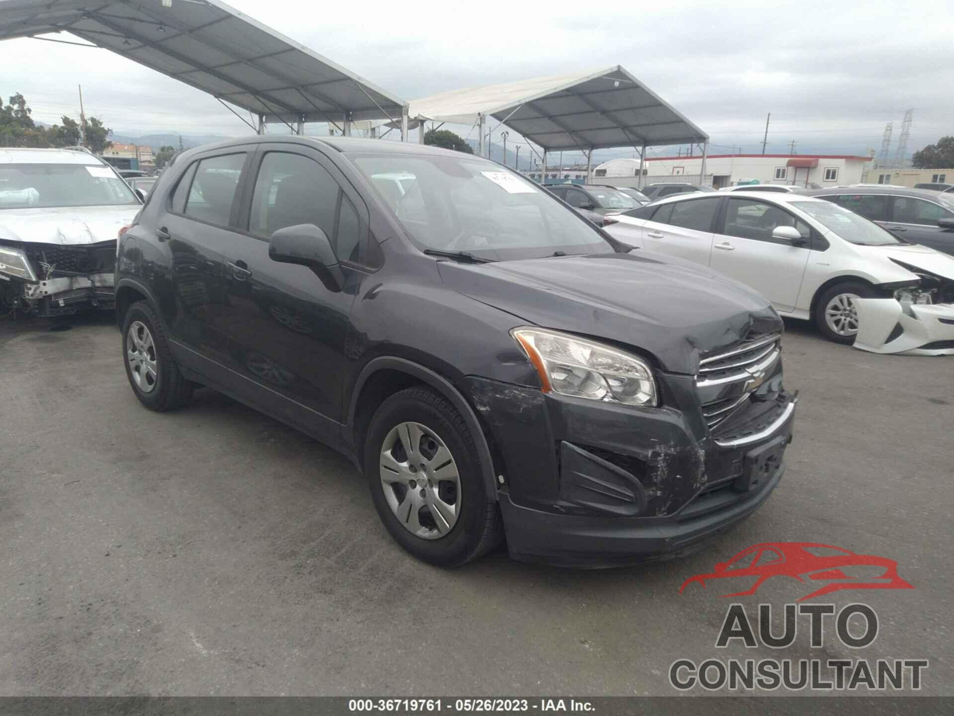 CHEVROLET TRAX 2016 - 3GNCJKSBXGL224899