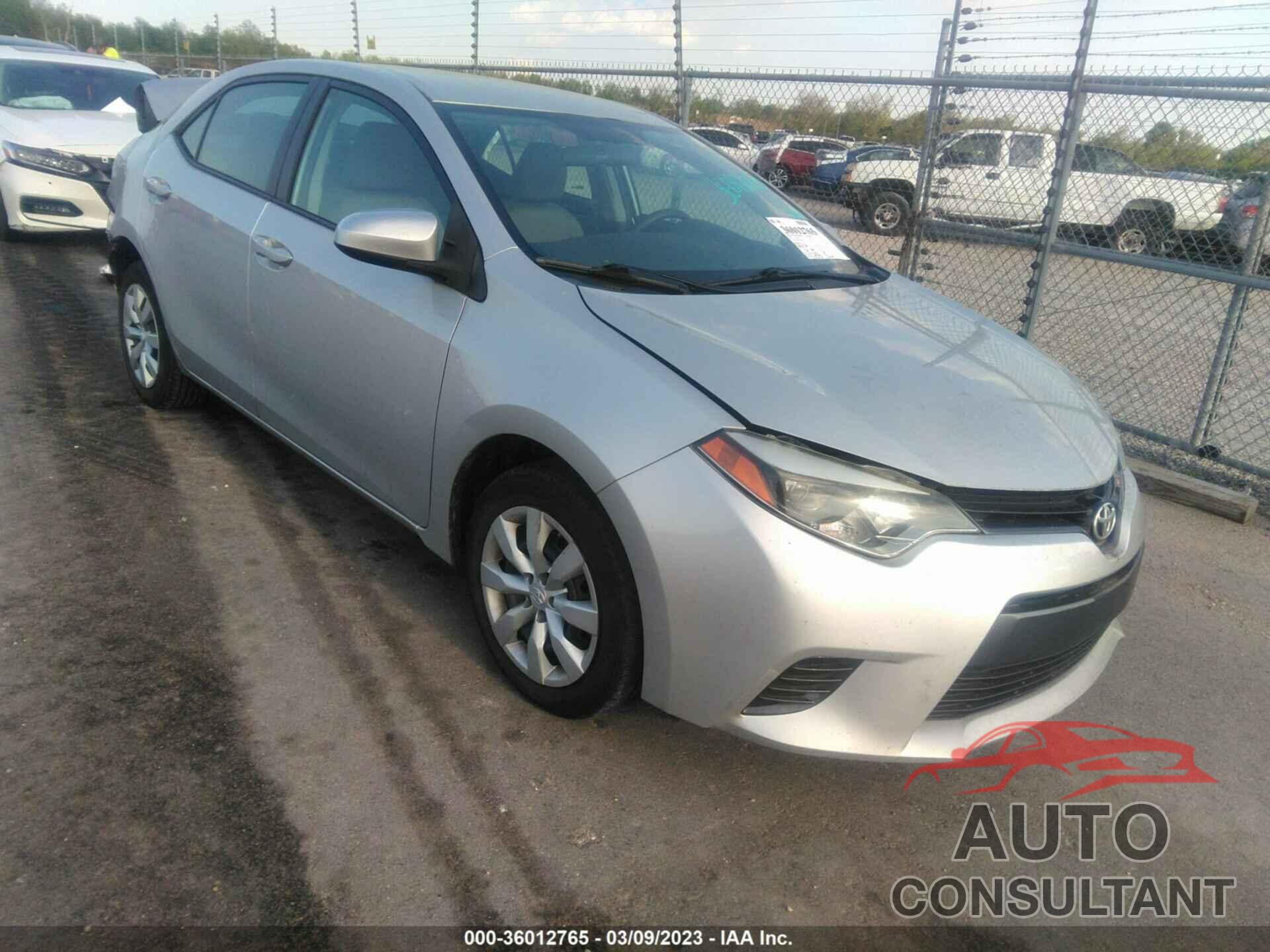 TOYOTA COROLLA 2016 - 5YFBURHE0GP522662