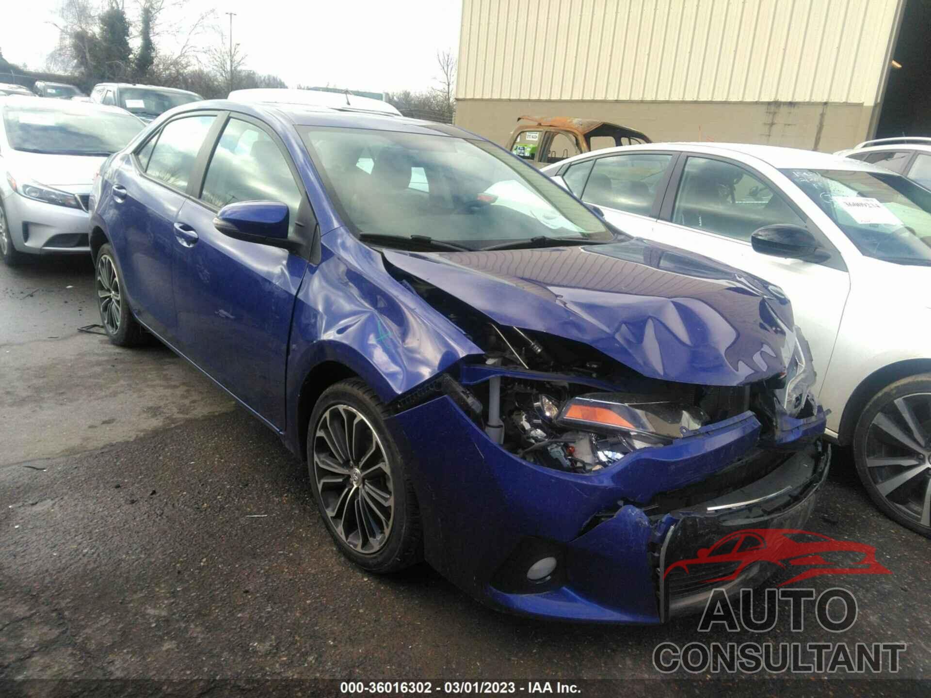 TOYOTA COROLLA 2015 - 2T1BURHE2FC394939