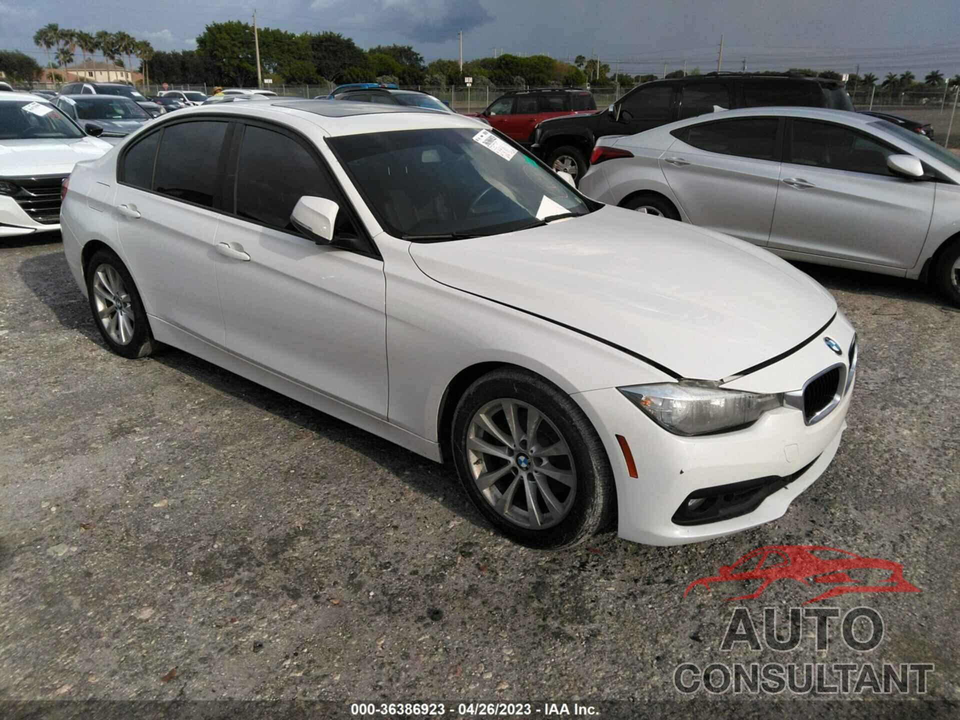 BMW 3 SERIES 2017 - WBA8E5G36HNU44979