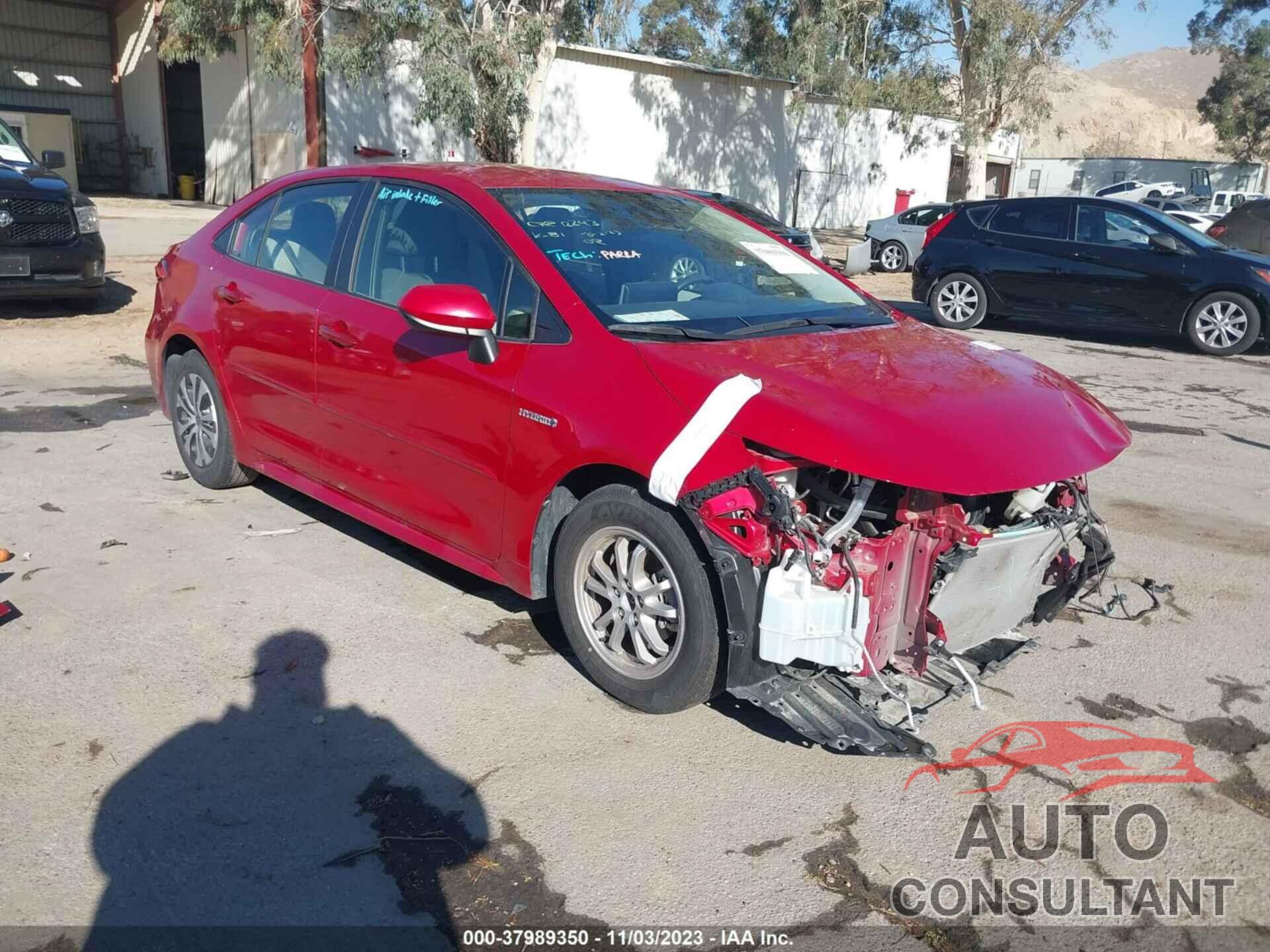TOYOTA COROLLA 2021 - JTDEAMDE3MJ008206