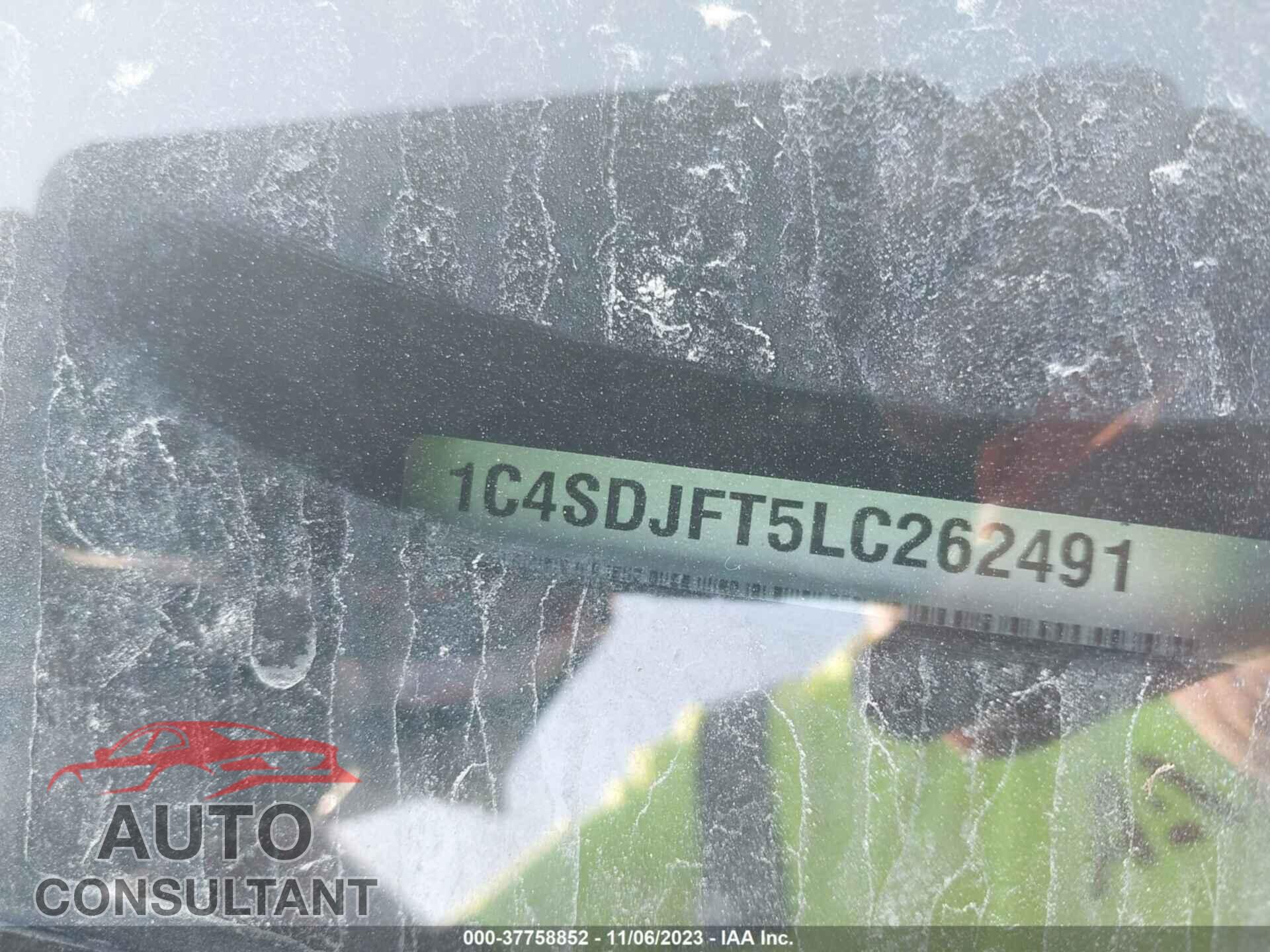DODGE DURANGO 2020 - 1C4SDJFT5LC262491