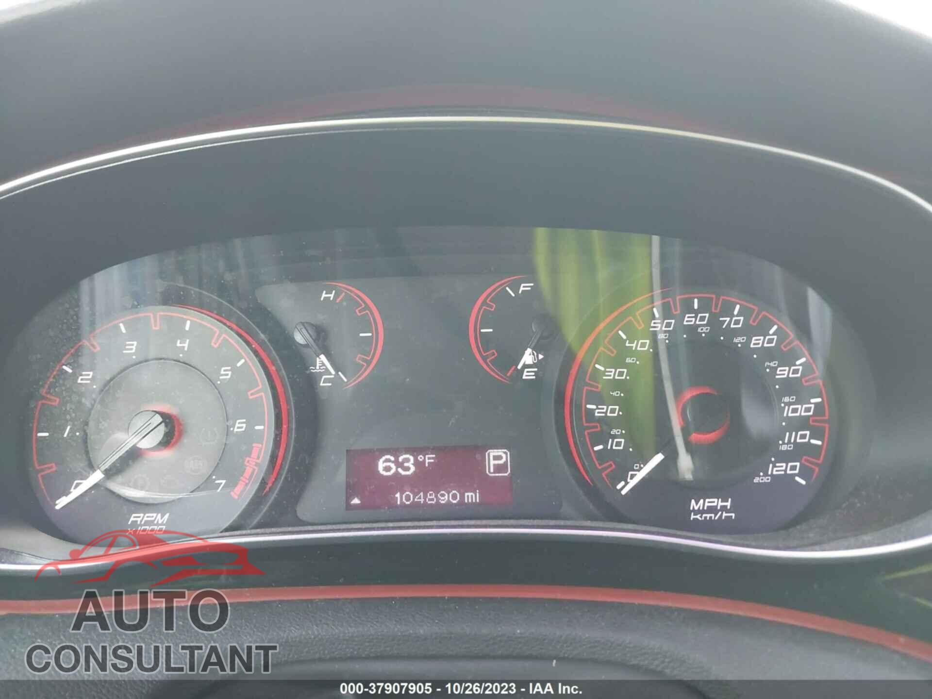 DODGE DART 2016 - 1C3CDFBB0GD529720