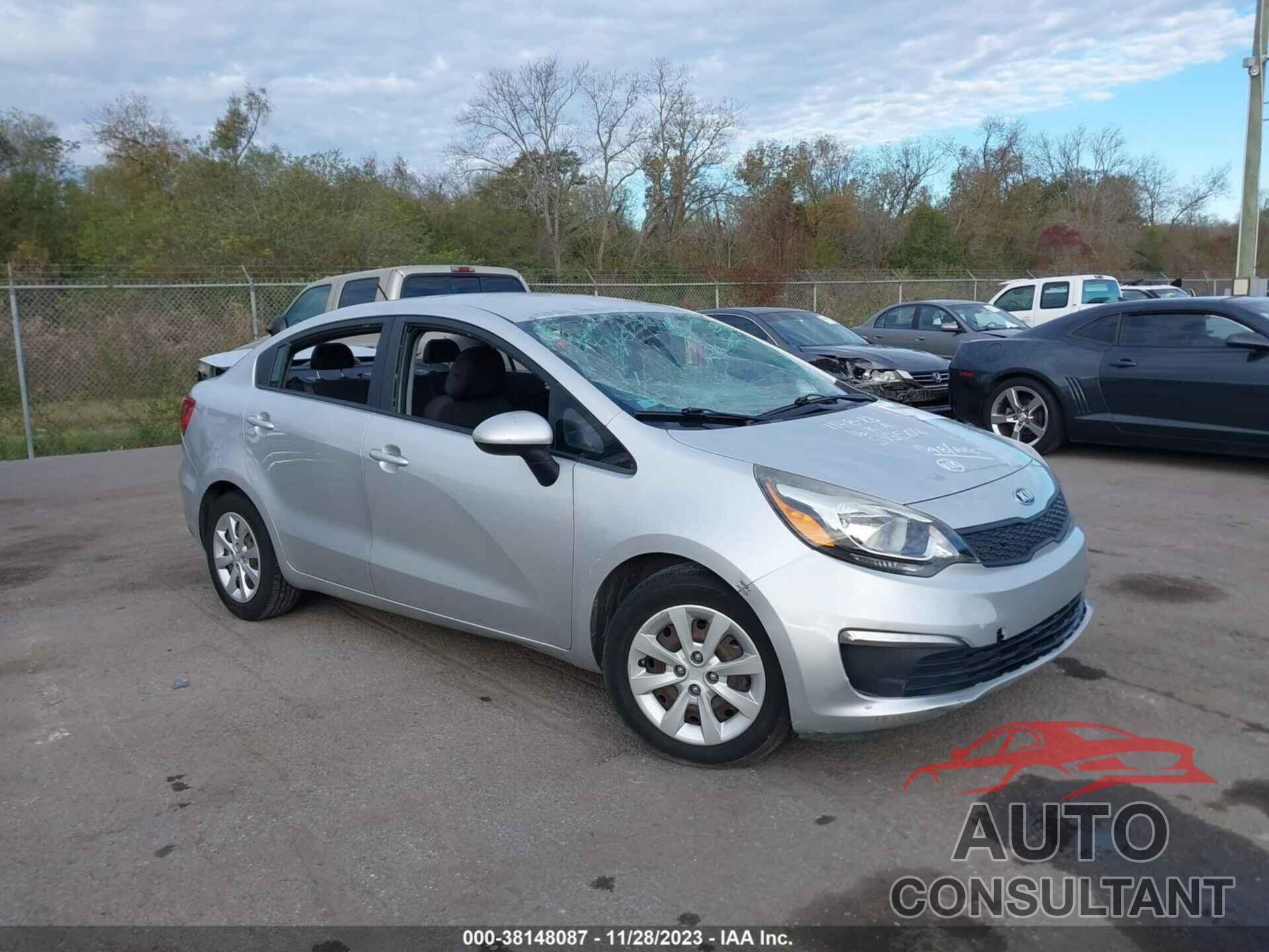 KIA RIO 2016 - KNADM4A32G6593502