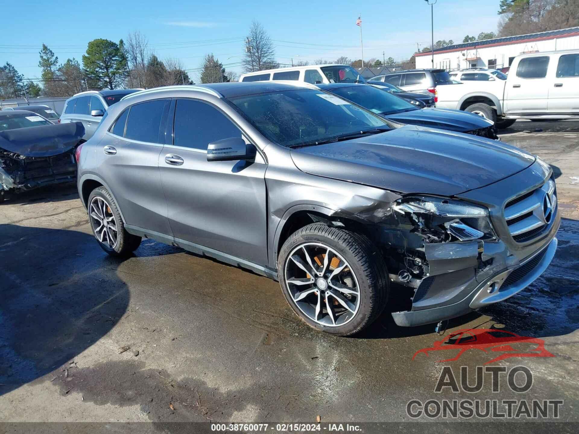 MERCEDES-BENZ GLA 250 2016 - WDCTG4EB3GJ215557