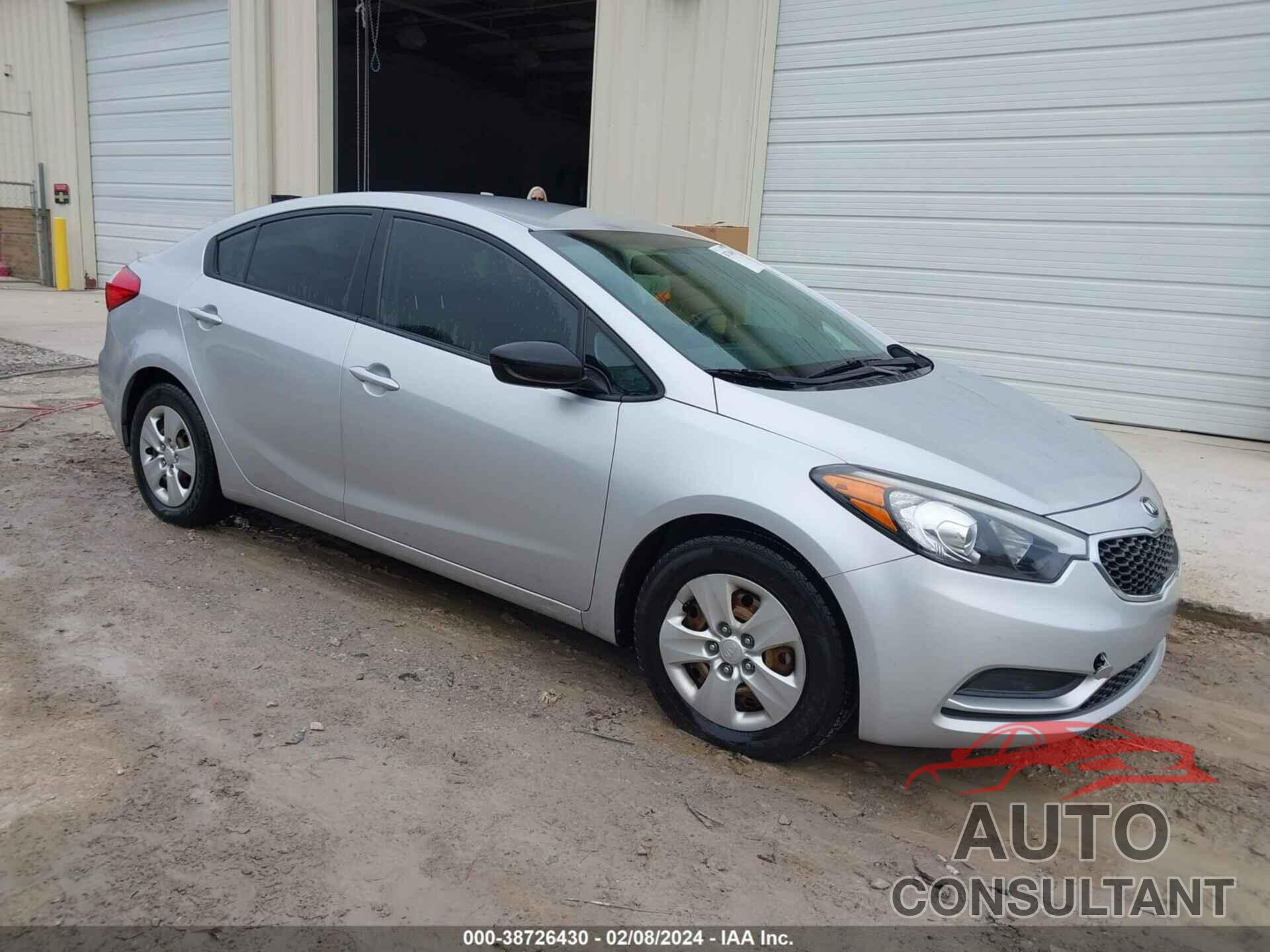 KIA FORTE 2016 - KNAFK4A61G5550431