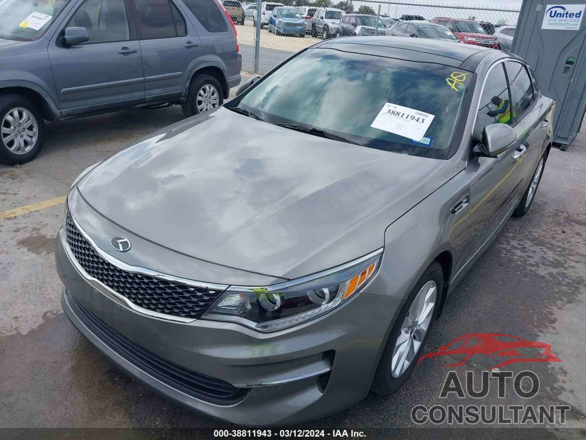 KIA OPTIMA 2016 - 5XXGU4L31GG104022