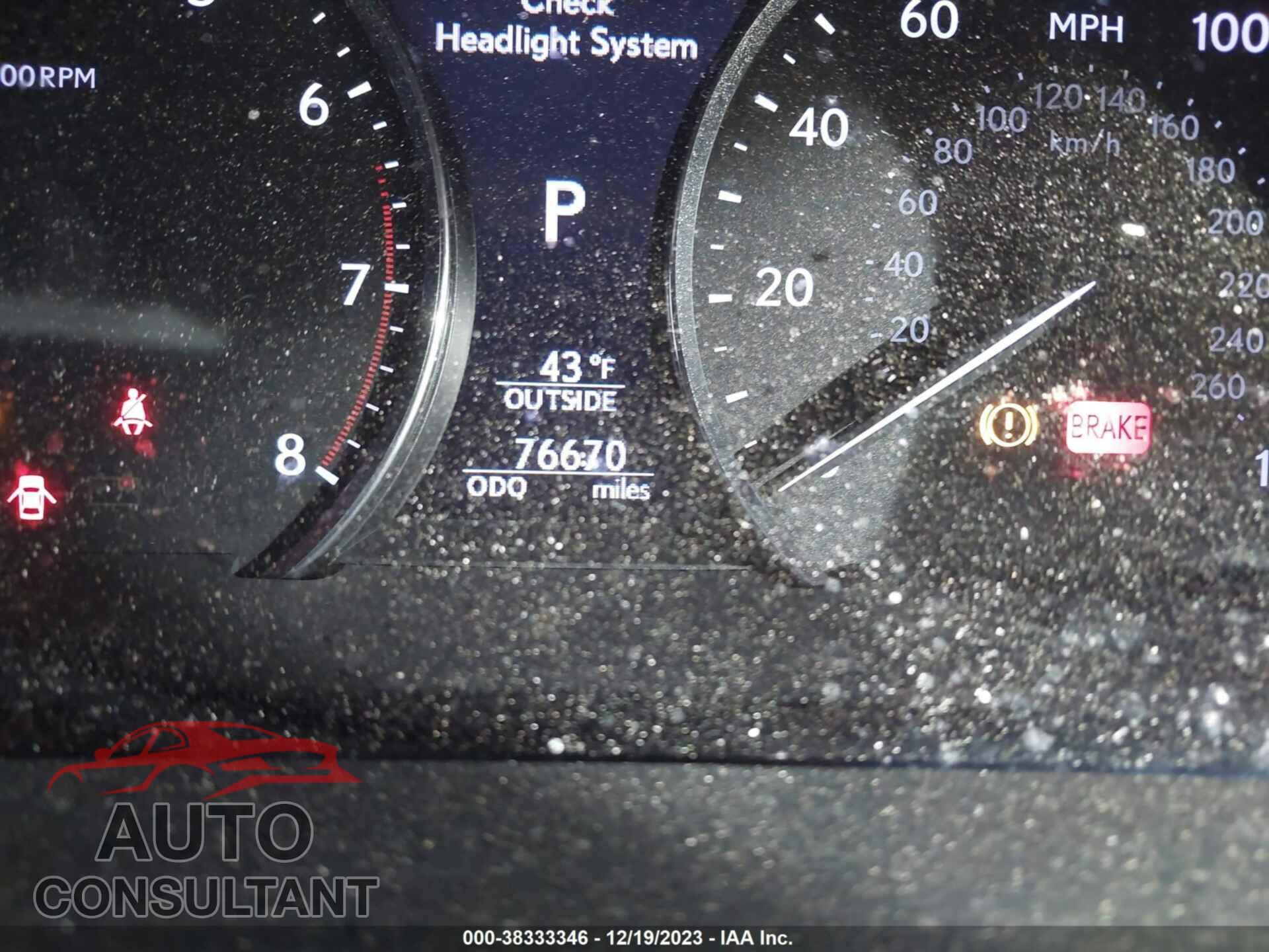 LEXUS LS 460 2015 - JTHGL5EF3F5054578
