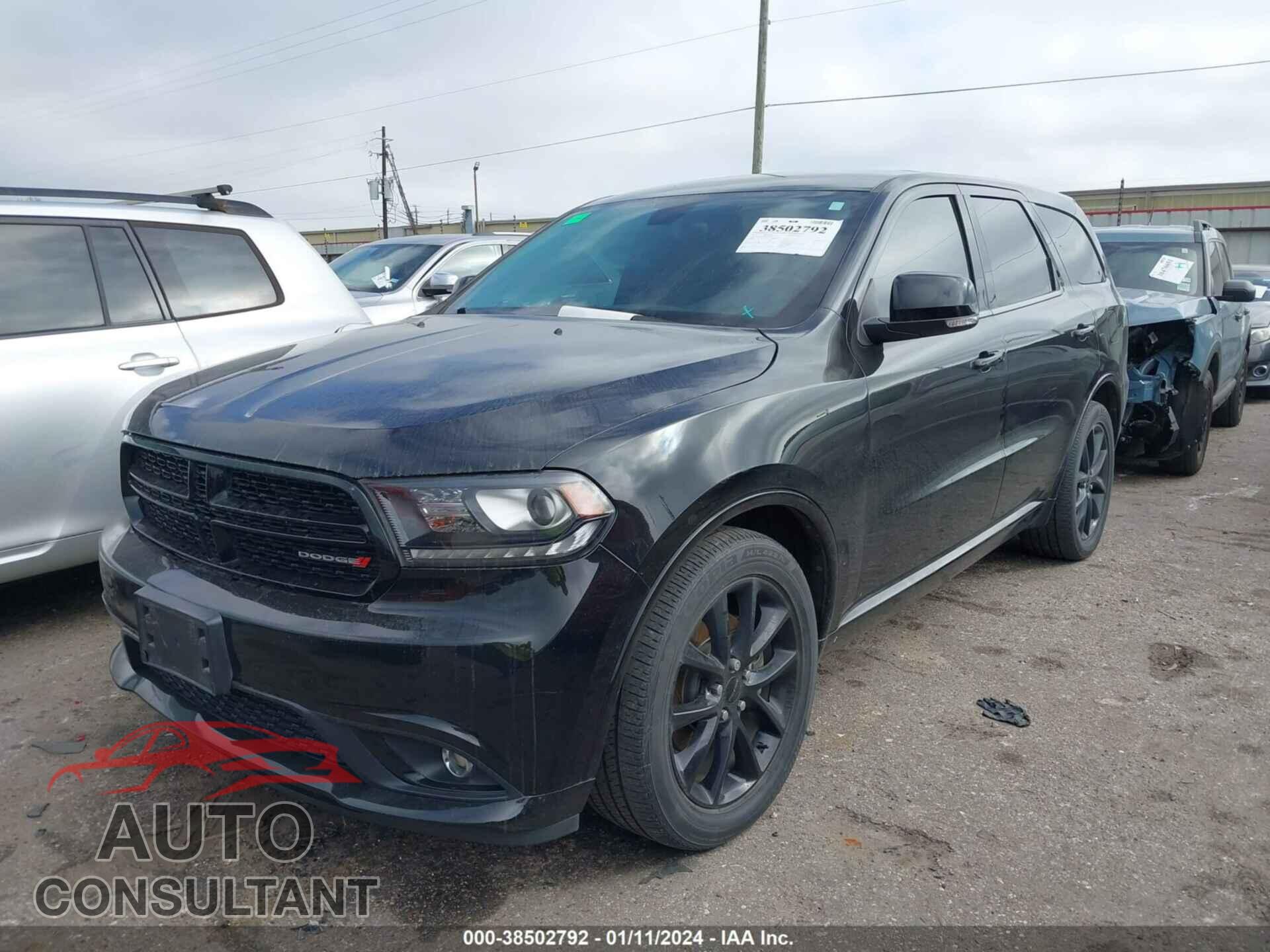 DODGE DURANGO 2017 - 1C4SDHCT6HC833569