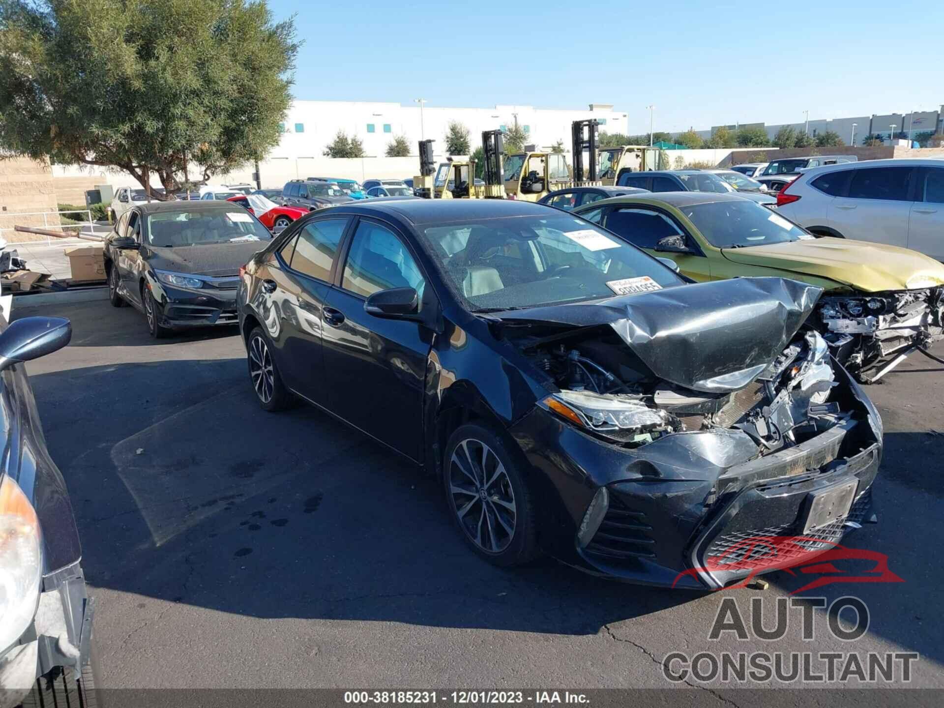 TOYOTA COROLLA 2018 - 5YFBURHE8JP765479