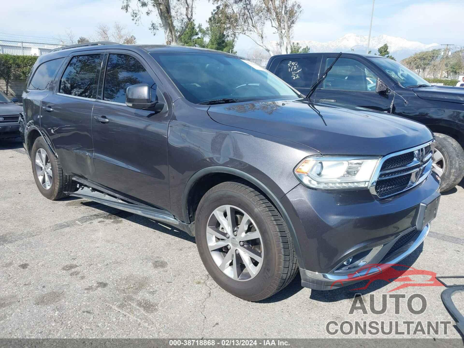DODGE DURANGO 2016 - 1C4RDHDG3GC440630