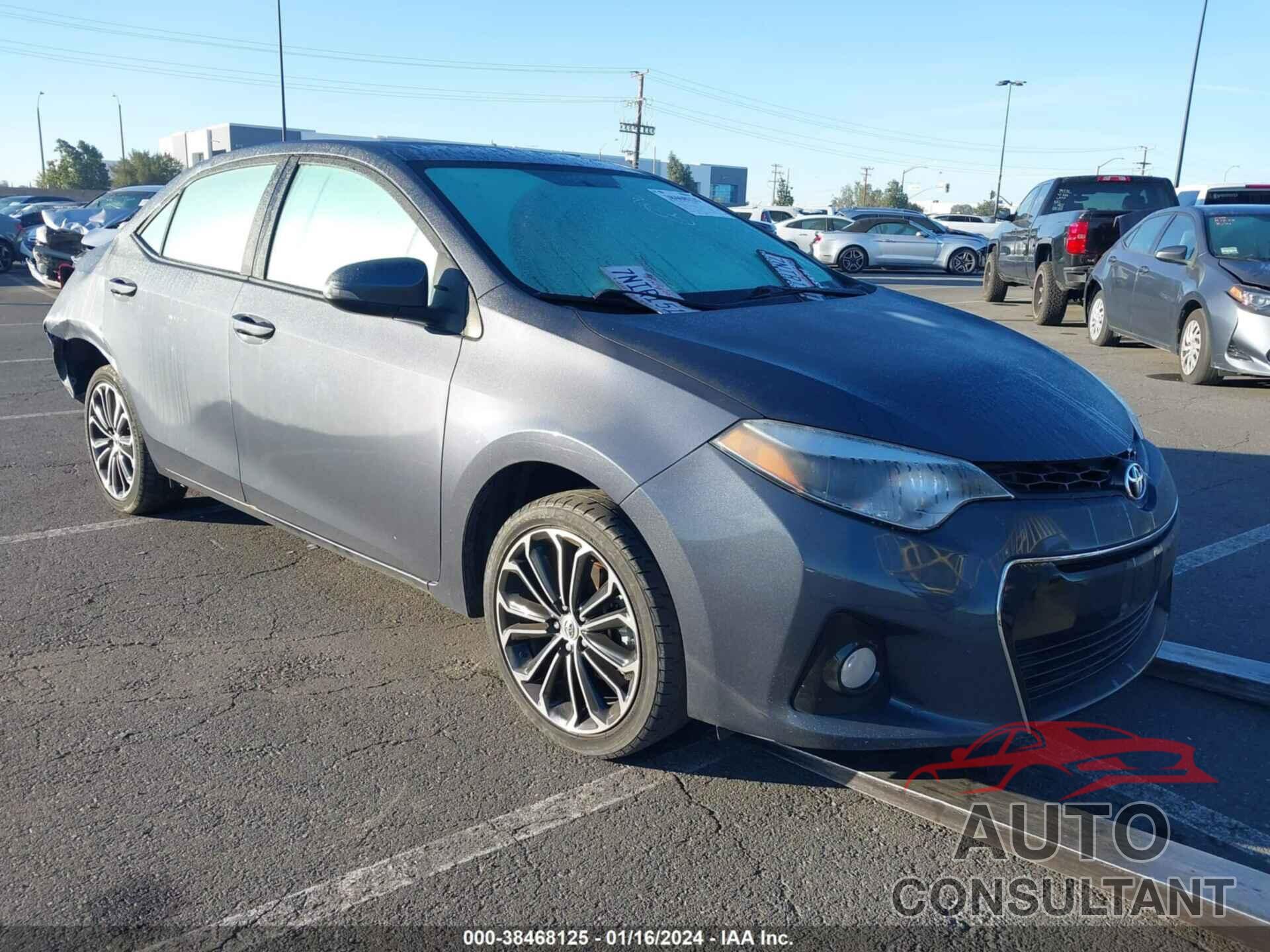 TOYOTA COROLLA 2016 - 5YFBURHE6GP380267