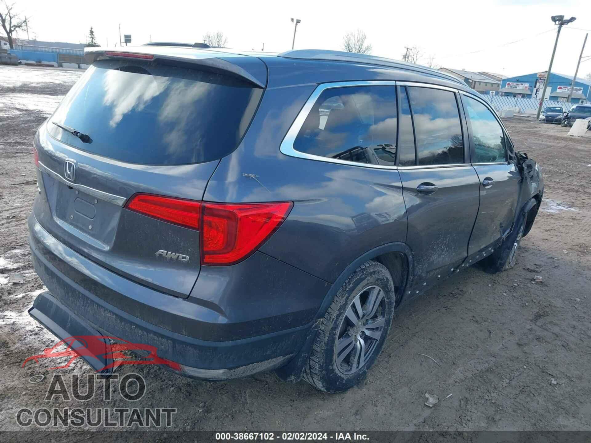 HONDA PILOT 2017 - 5FNYF6H59HB009037