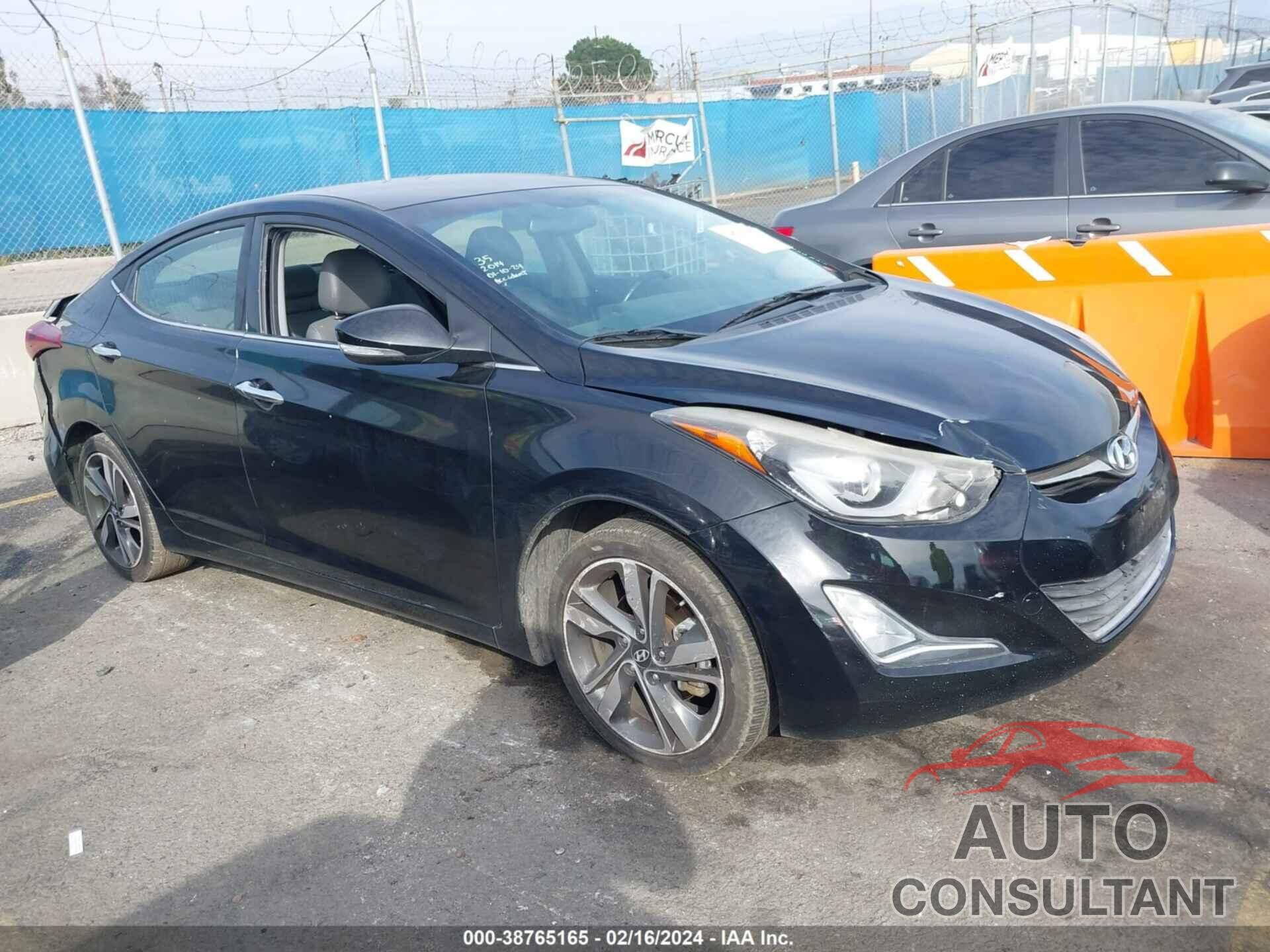 HYUNDAI ELANTRA 2014 - KMHDH4AE2EU057002