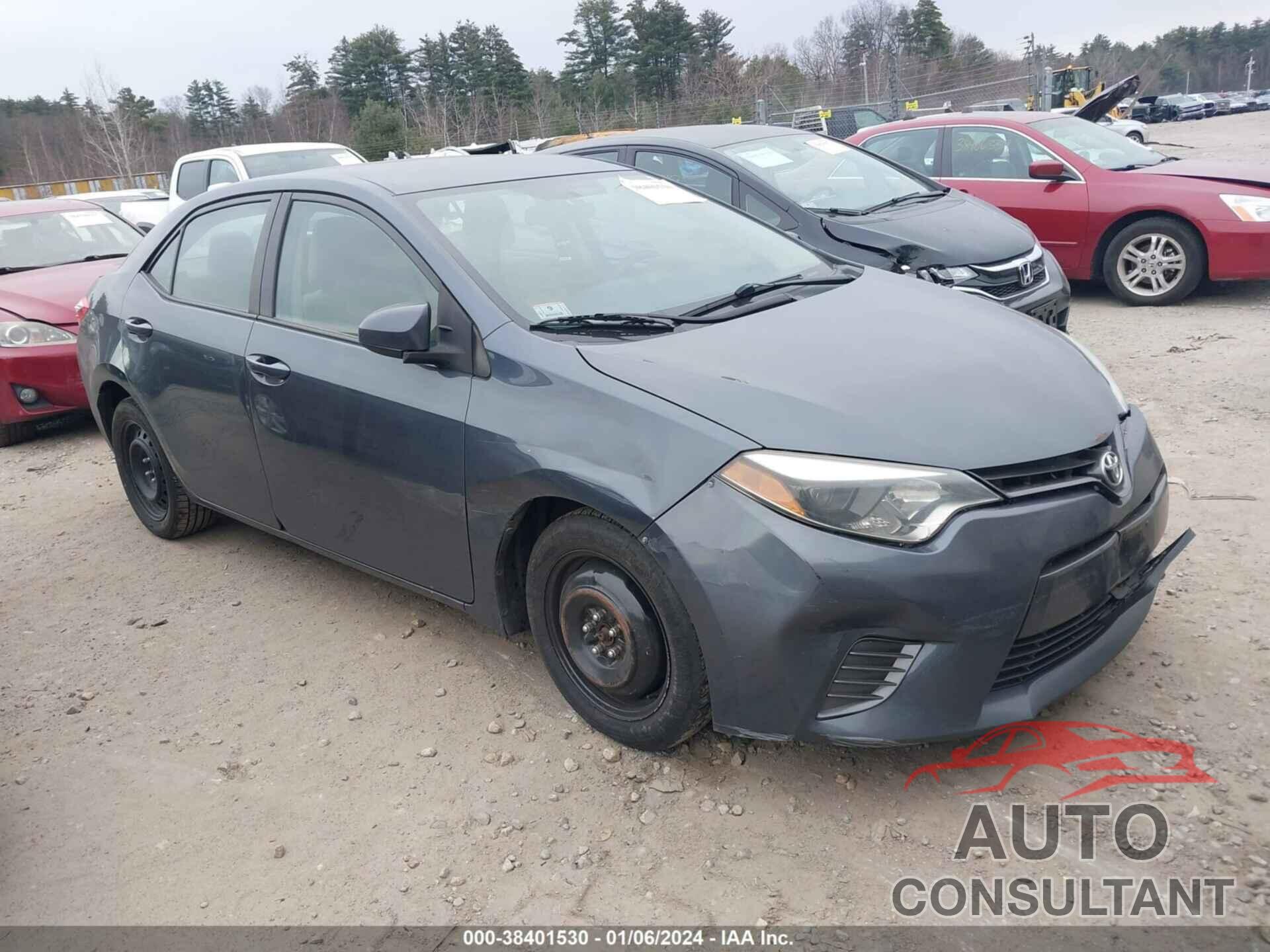 TOYOTA COROLLA 2016 - 2T1BURHE7GC664121