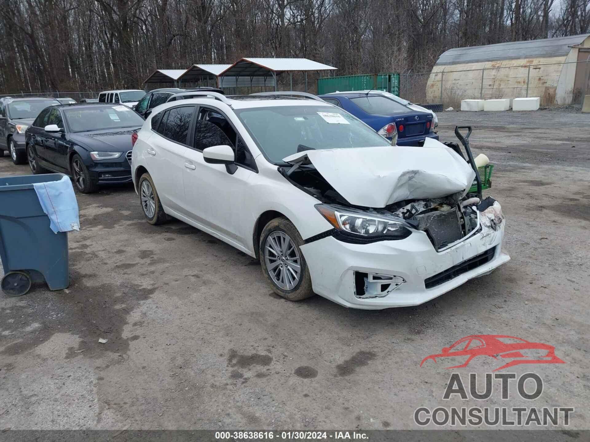 SUBARU IMPREZA 2018 - 4S3GTAB62J3747760