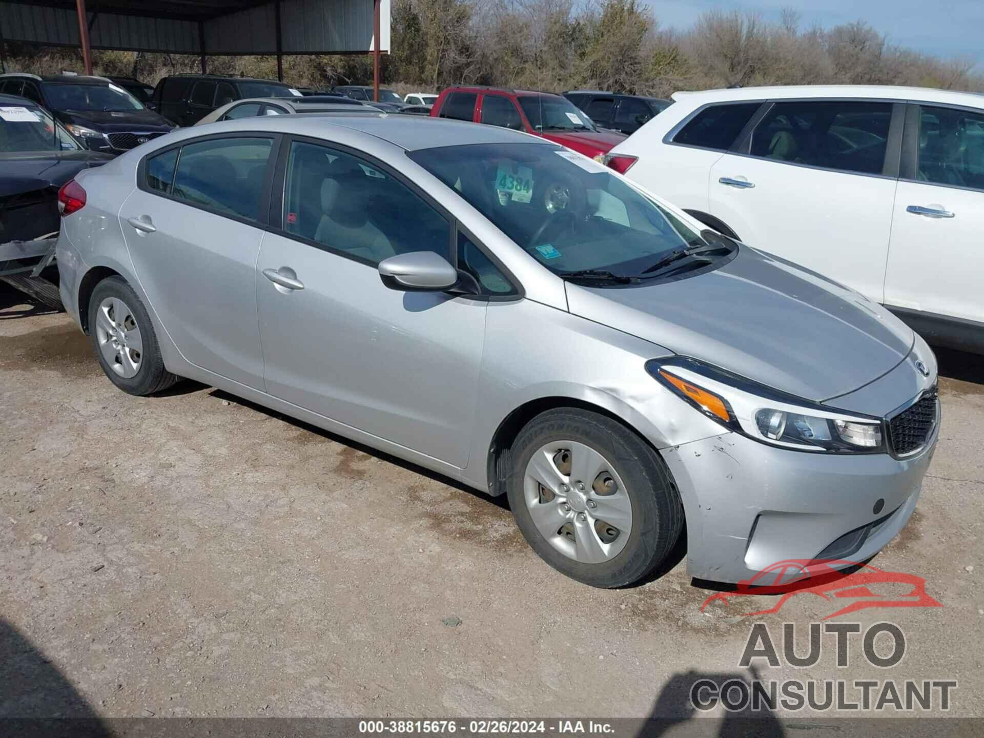 KIA FORTE 2017 - 3KPFK4A75HE031058