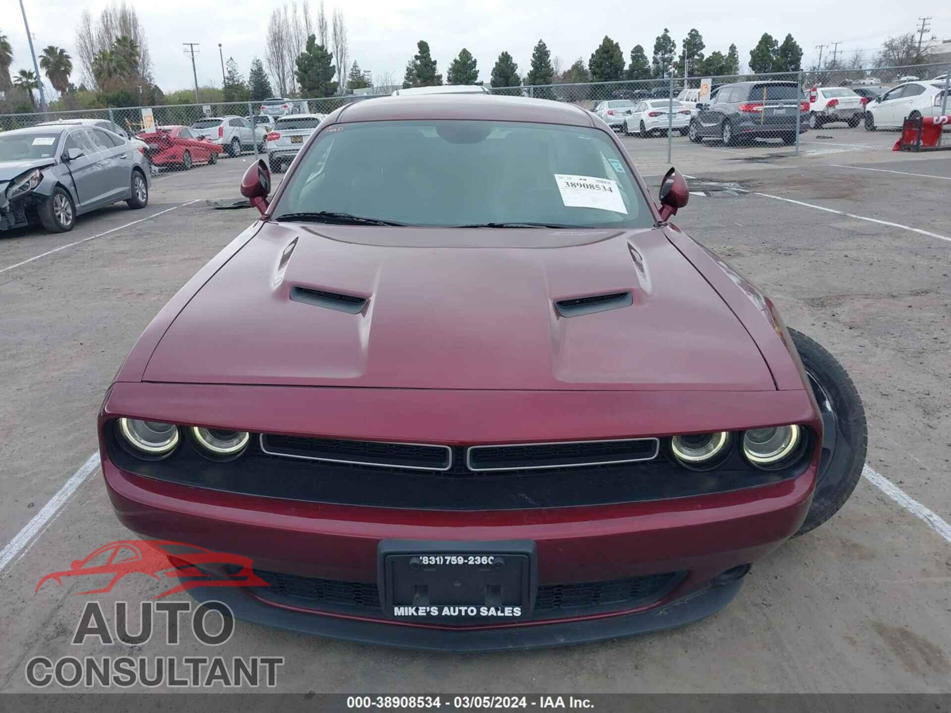 DODGE CHALLENGER 2019 - 2C3CDZAG5KH618368