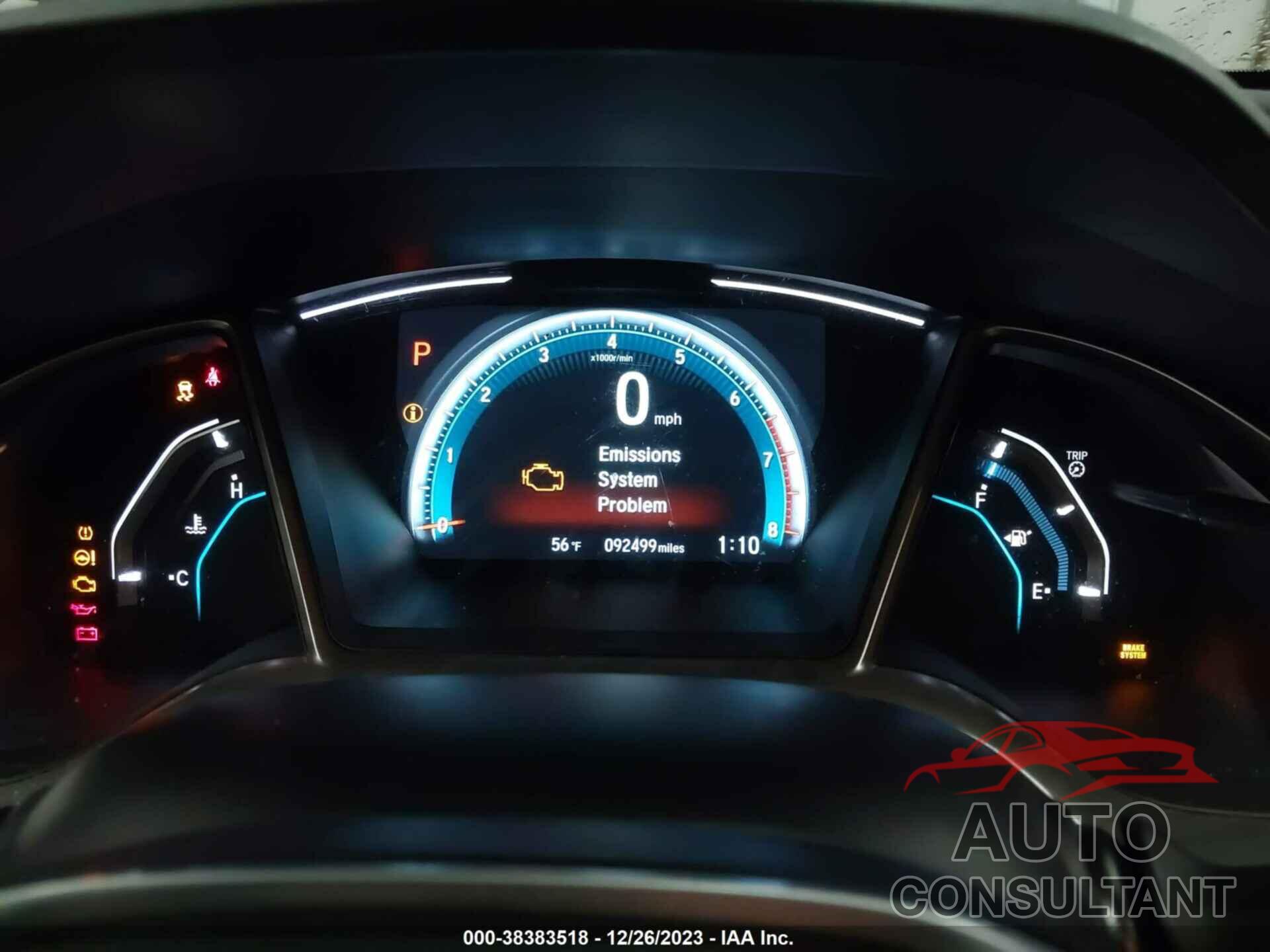 HONDA CIVIC 2017 - 2HGFC1F36HH657001