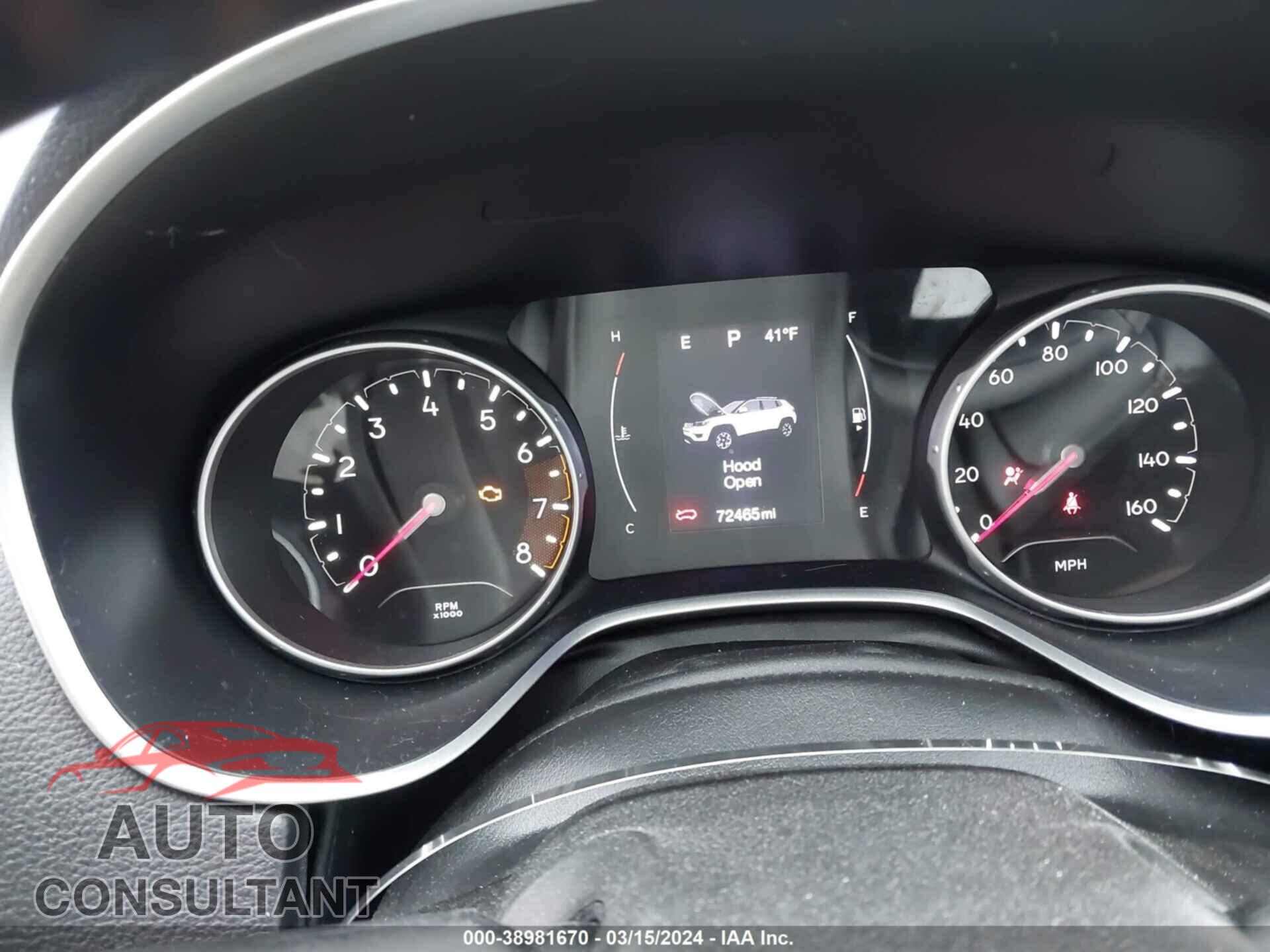 JEEP COMPASS 2018 - 3C4NJDBB9JT190796