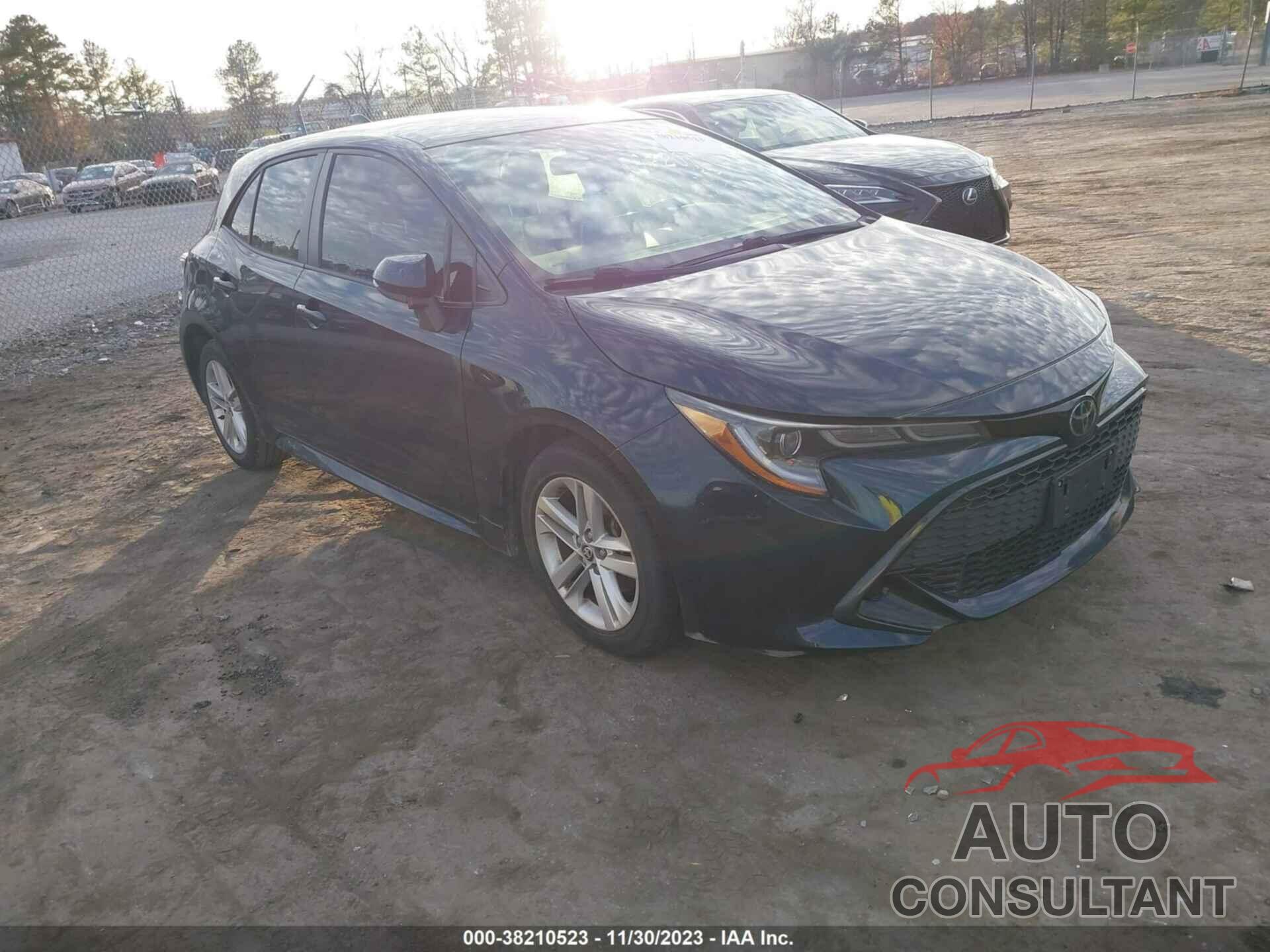 TOYOTA COROLLA HATCHBACK 2019 - JTNK4RBE0K3069861