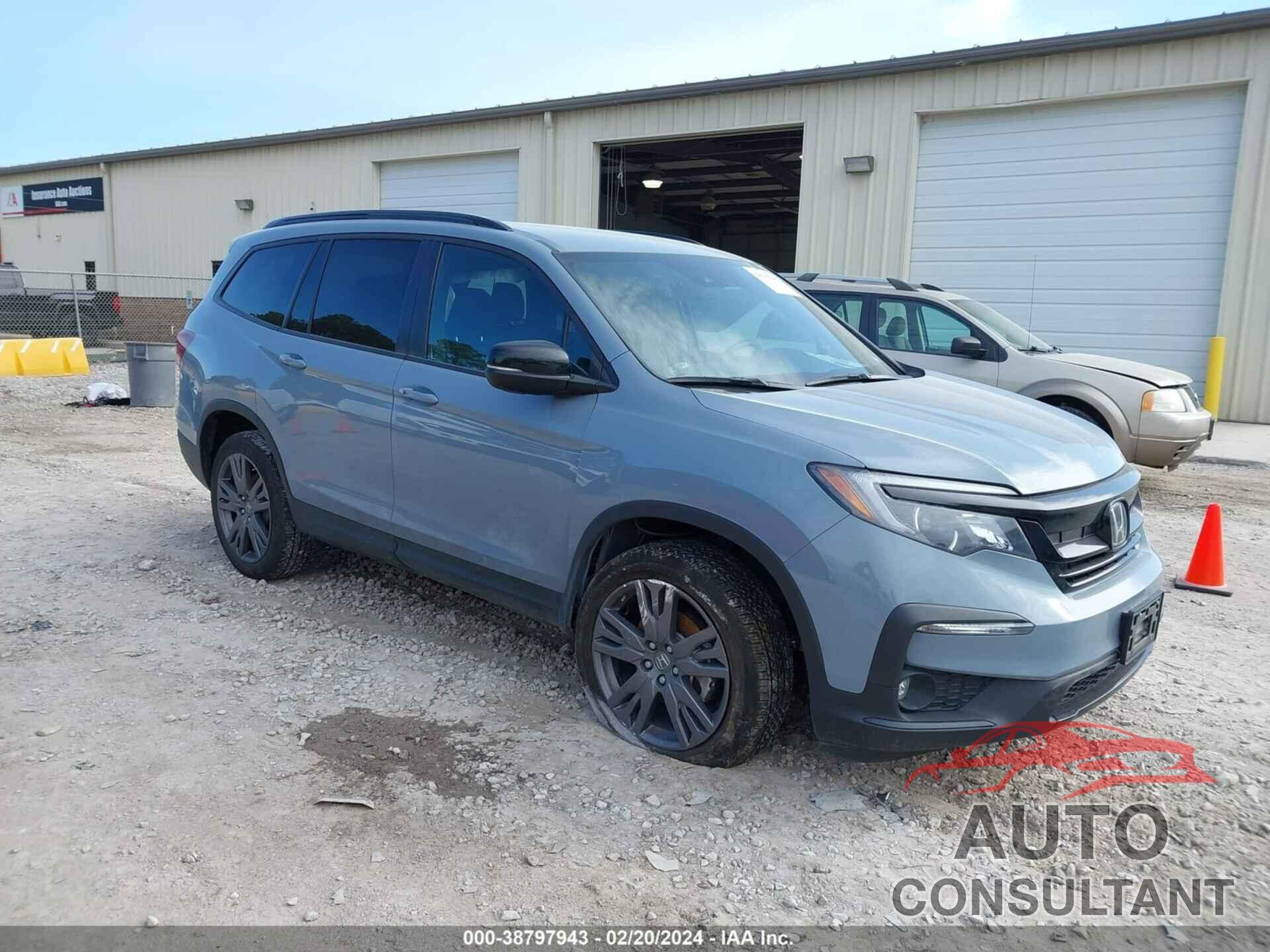 HONDA PILOT 2022 - 5FNYF5H39NB037537