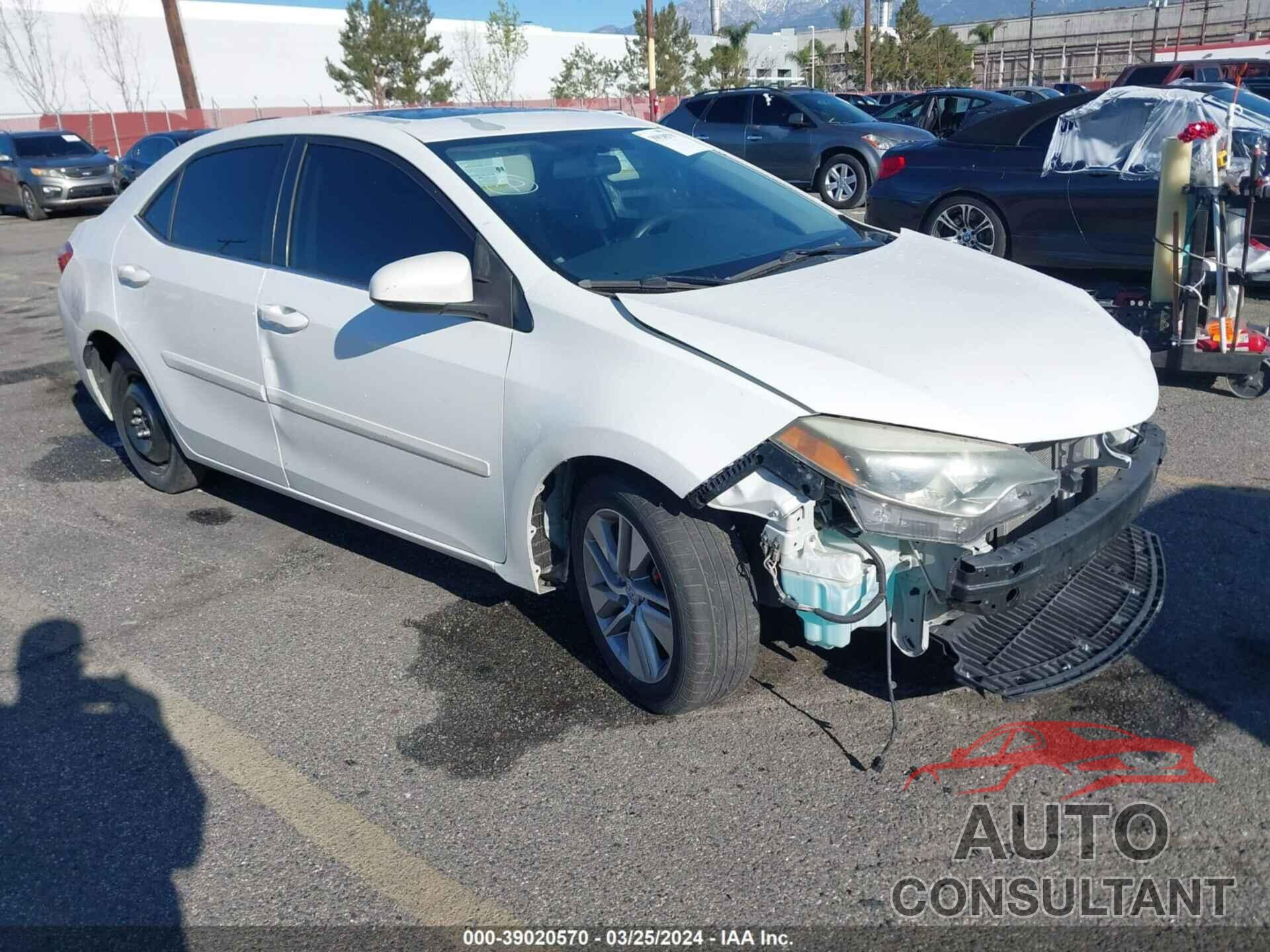 TOYOTA COROLLA 2016 - 5YFBPRHE2GP410131
