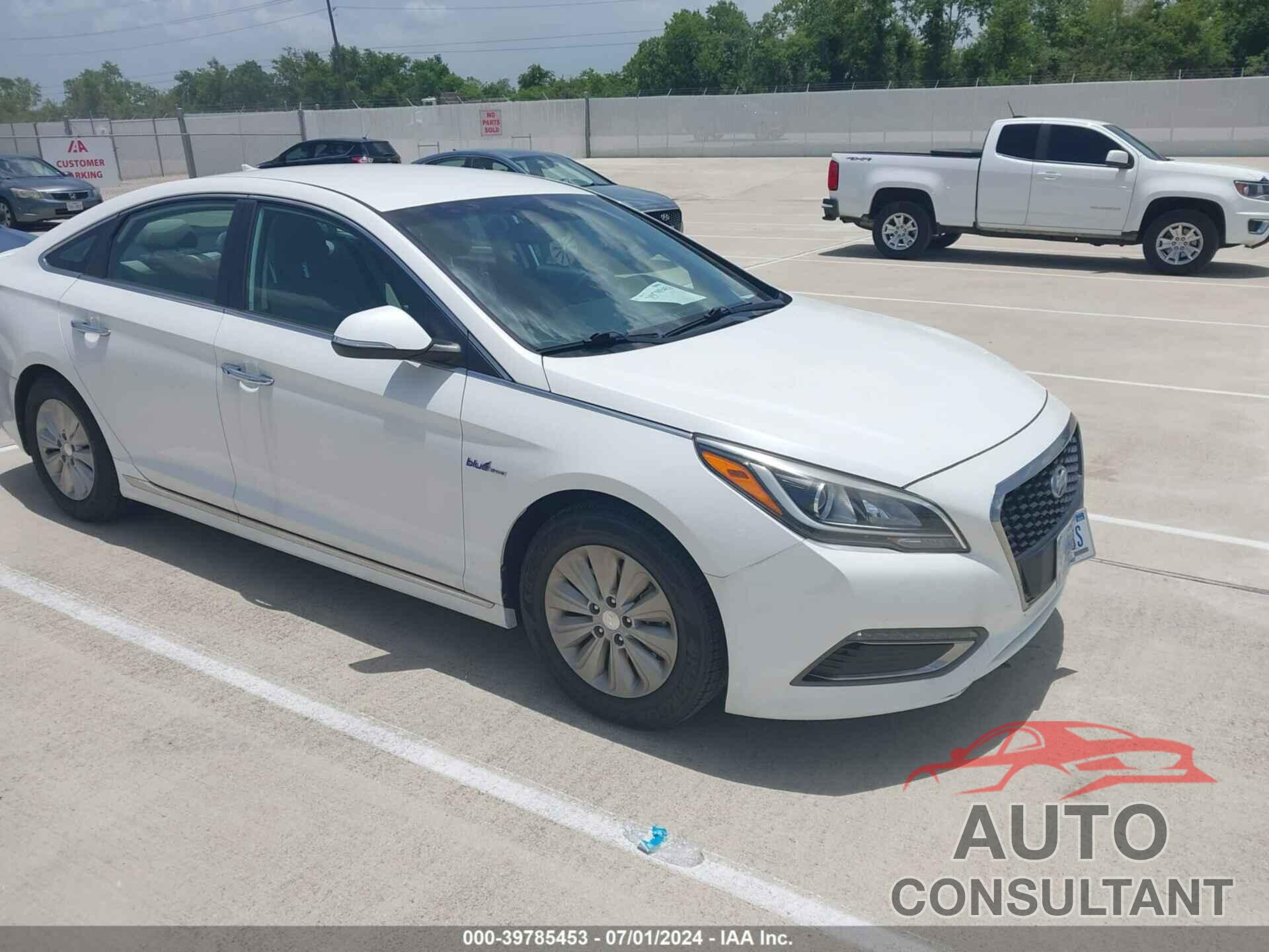 HYUNDAI SONATA HYBRID 2016 - KMHE24L1XGA039433