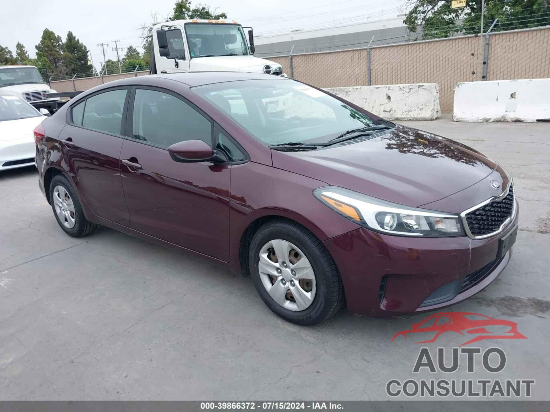 KIA FORTE 2018 - 3KPFK4A70JE246076