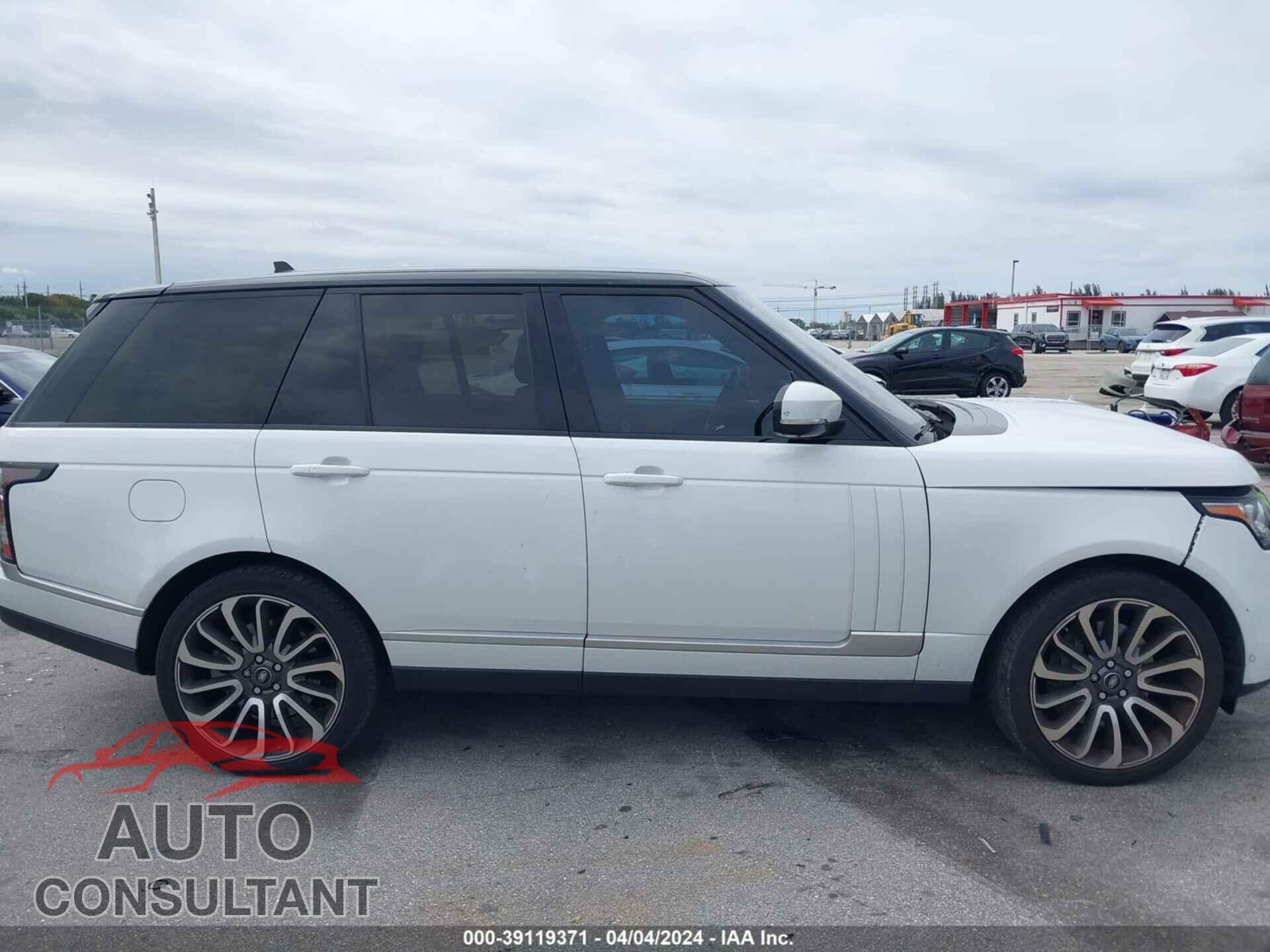 LAND ROVER RANGE ROVER 2016 - SALGS2EF1GA290344