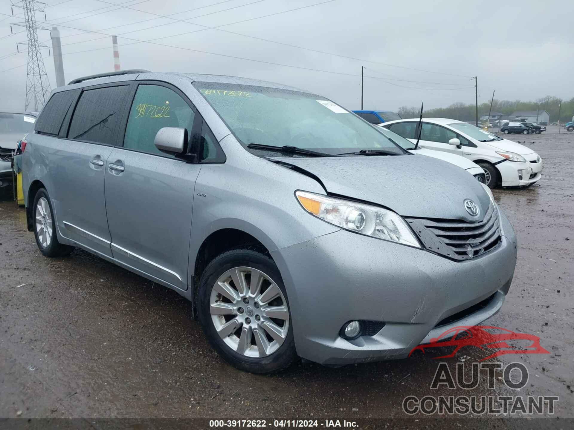 TOYOTA SIENNA 2016 - 5TDDK3DCXGS139058