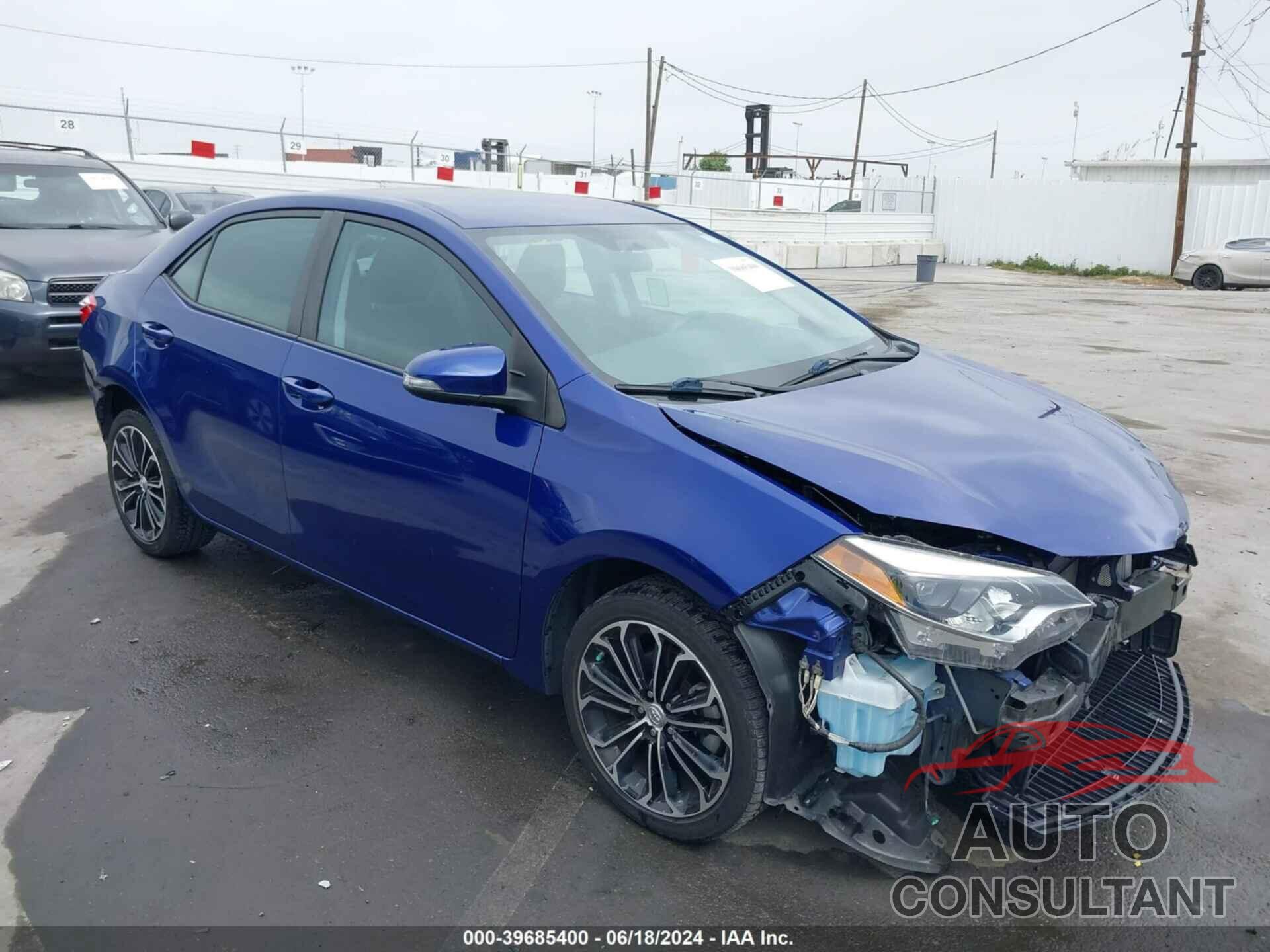 TOYOTA COROLLA 2016 - 5YFBURHE6GP507499