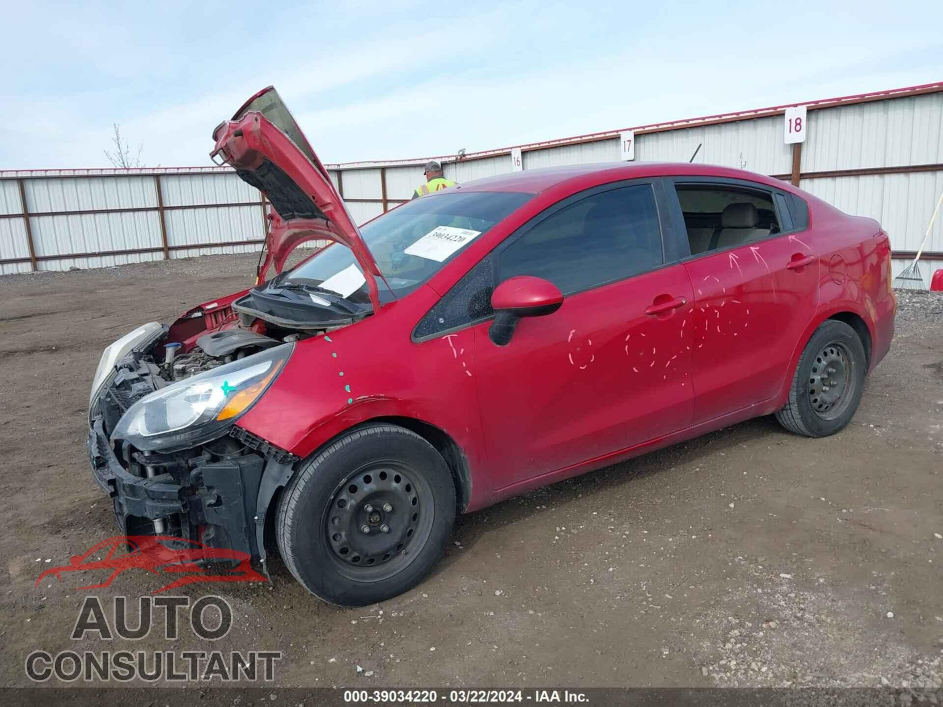 KIA RIO 2017 - KNADM4A36H6050879