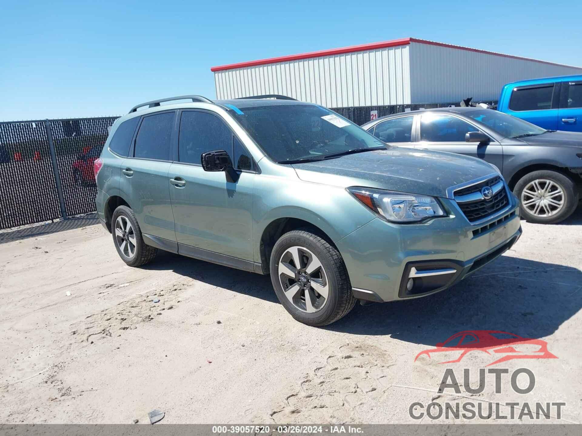 SUBARU FORESTER 2017 - JF2SJAEC7HH504610