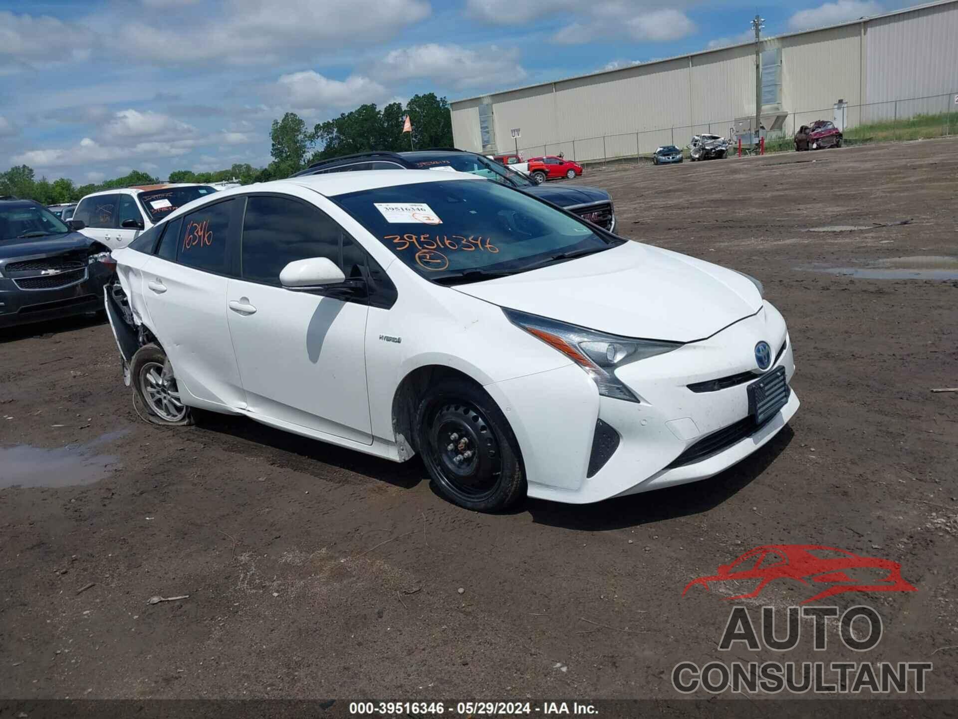 TOYOTA PRIUS 2018 - JTDKBRFUXJ3061891