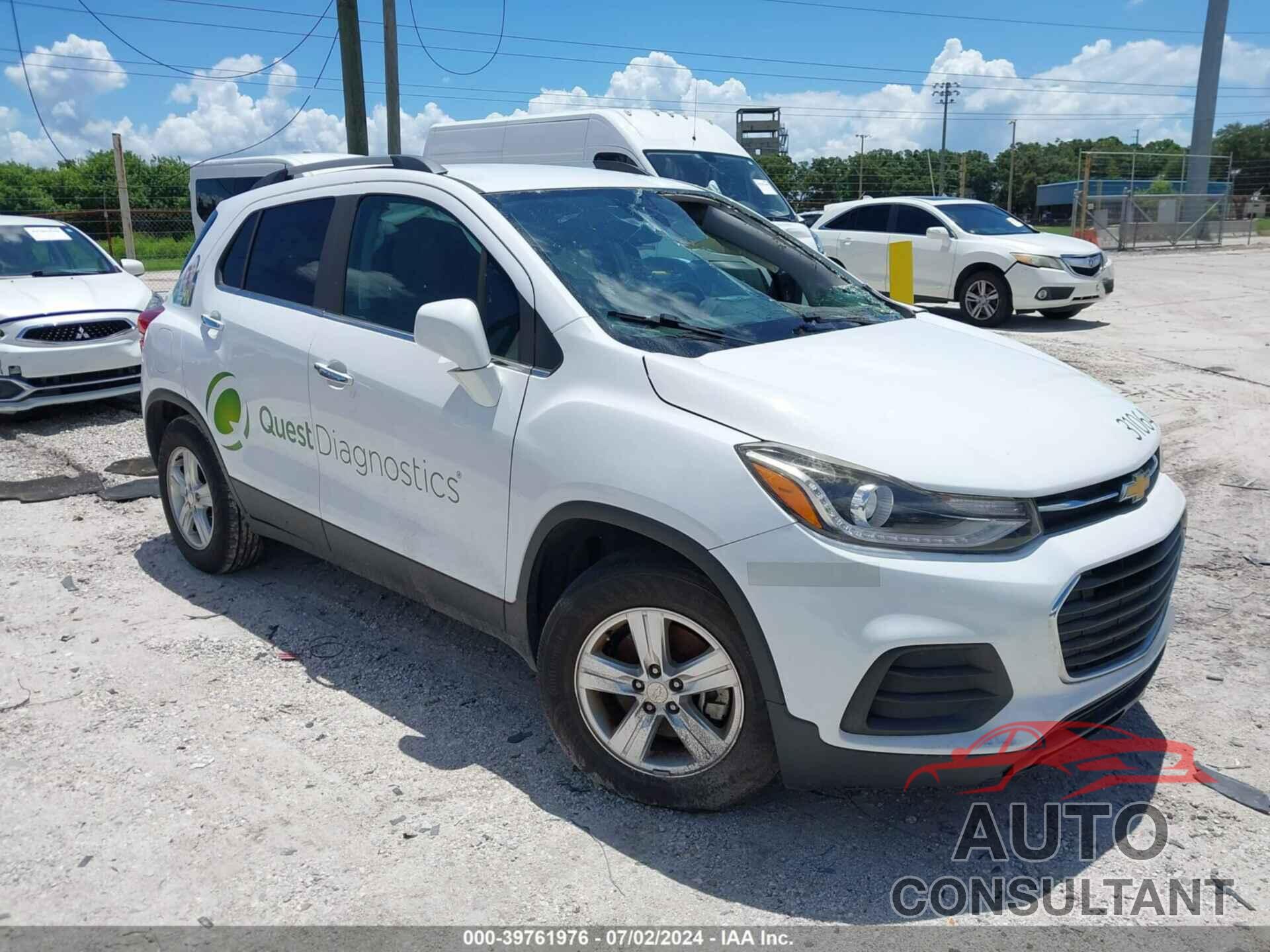 CHEVROLET TRAX 2017 - 3GNCJLSB9HL274684