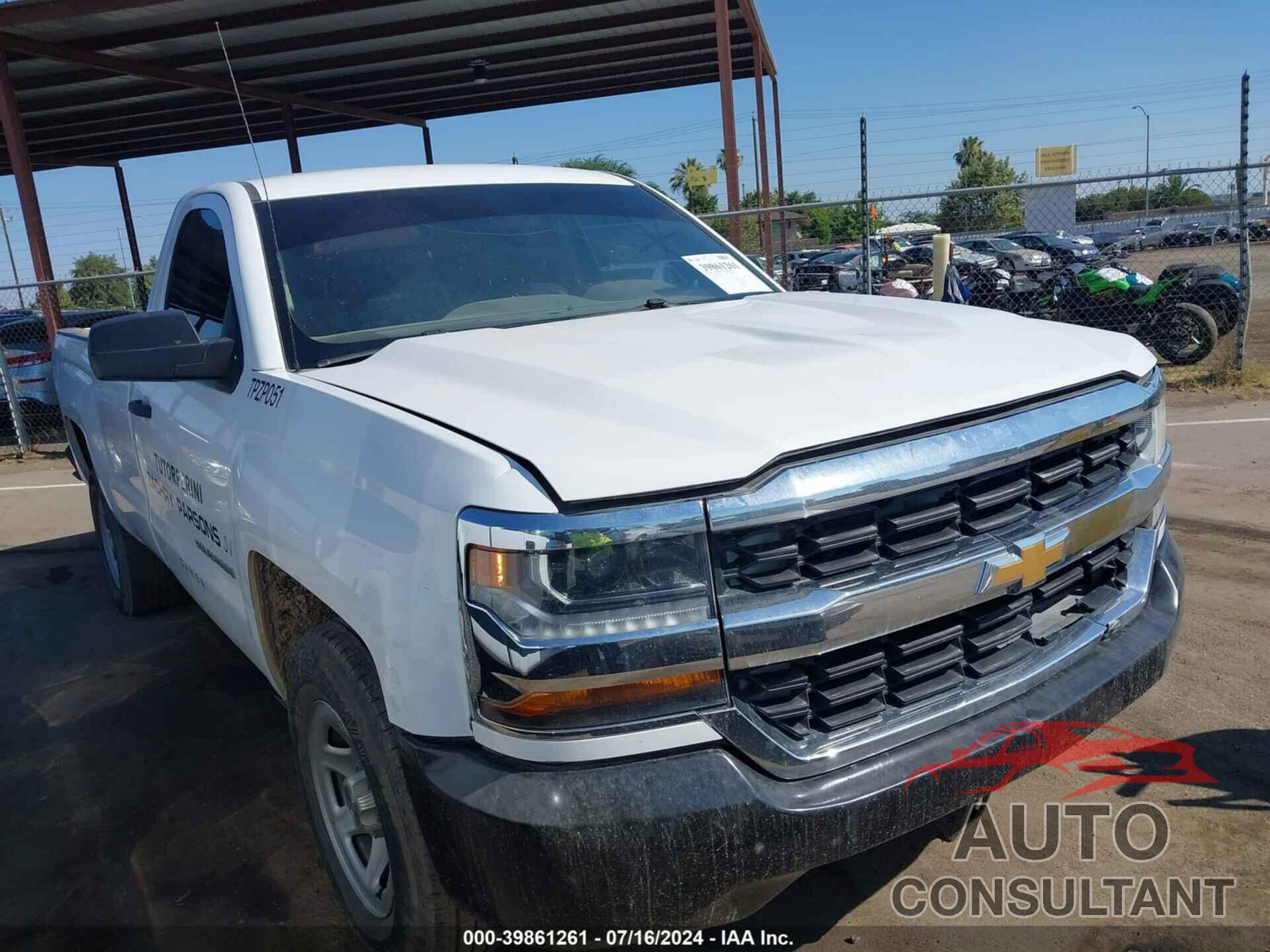 CHEVROLET SILVERADO 1500 2016 - 1GCNCNEC4GZ260632