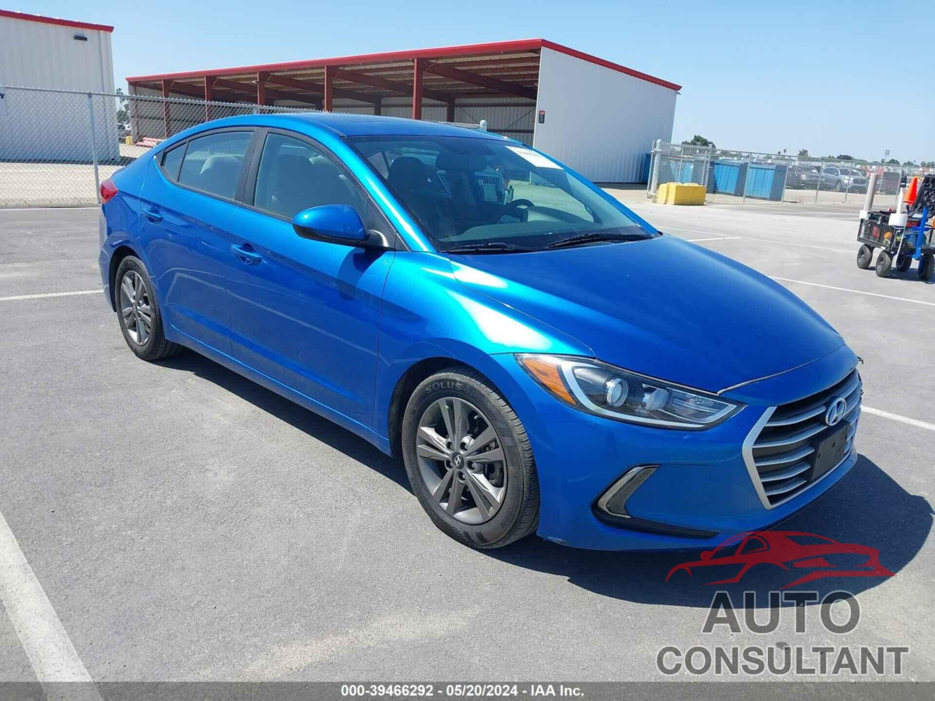 HYUNDAI ELANTRA 2018 - 5NPD84LF3JH235479