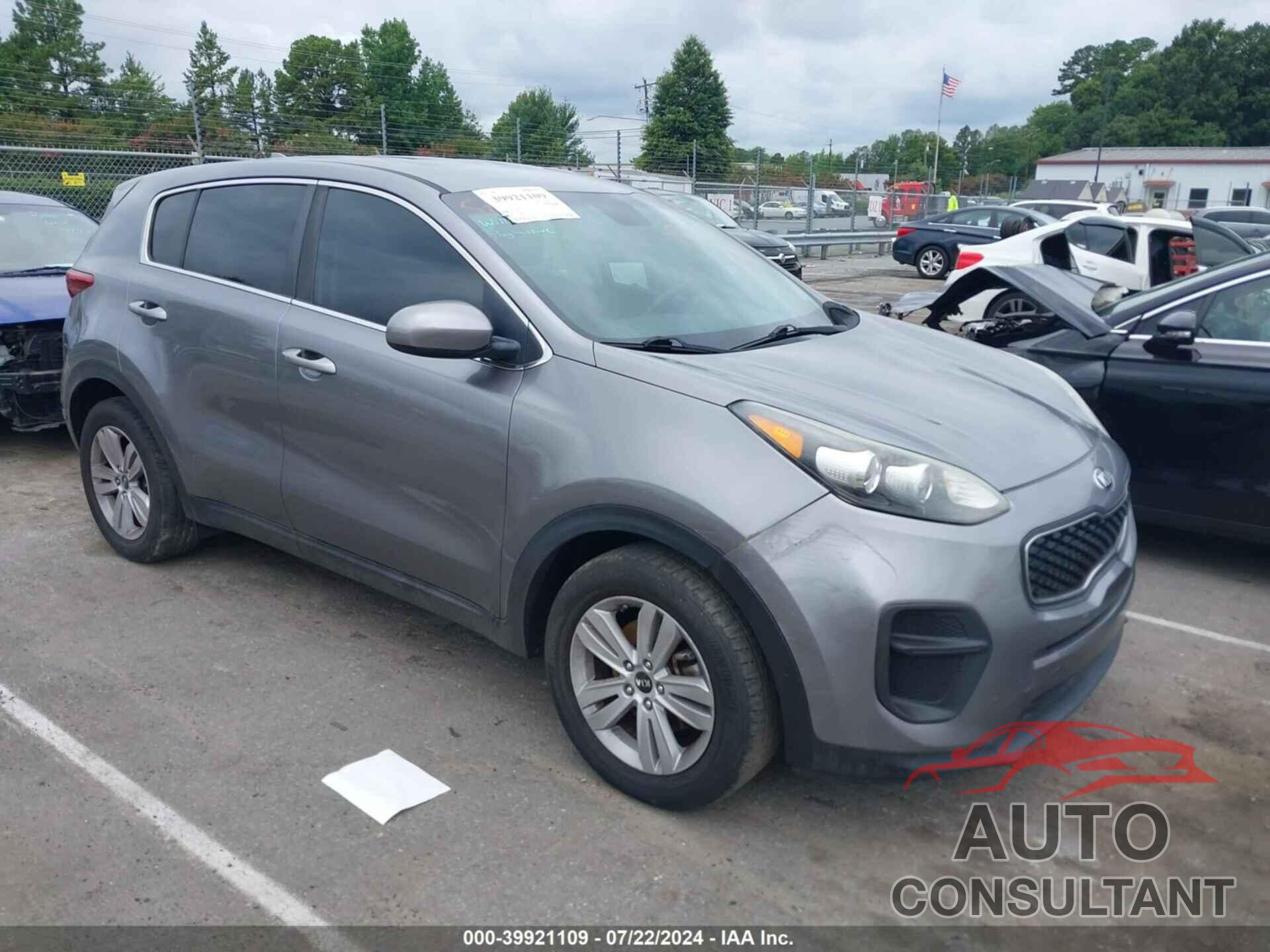 KIA SPORTAGE 2018 - KNDPM3AC2J7390704