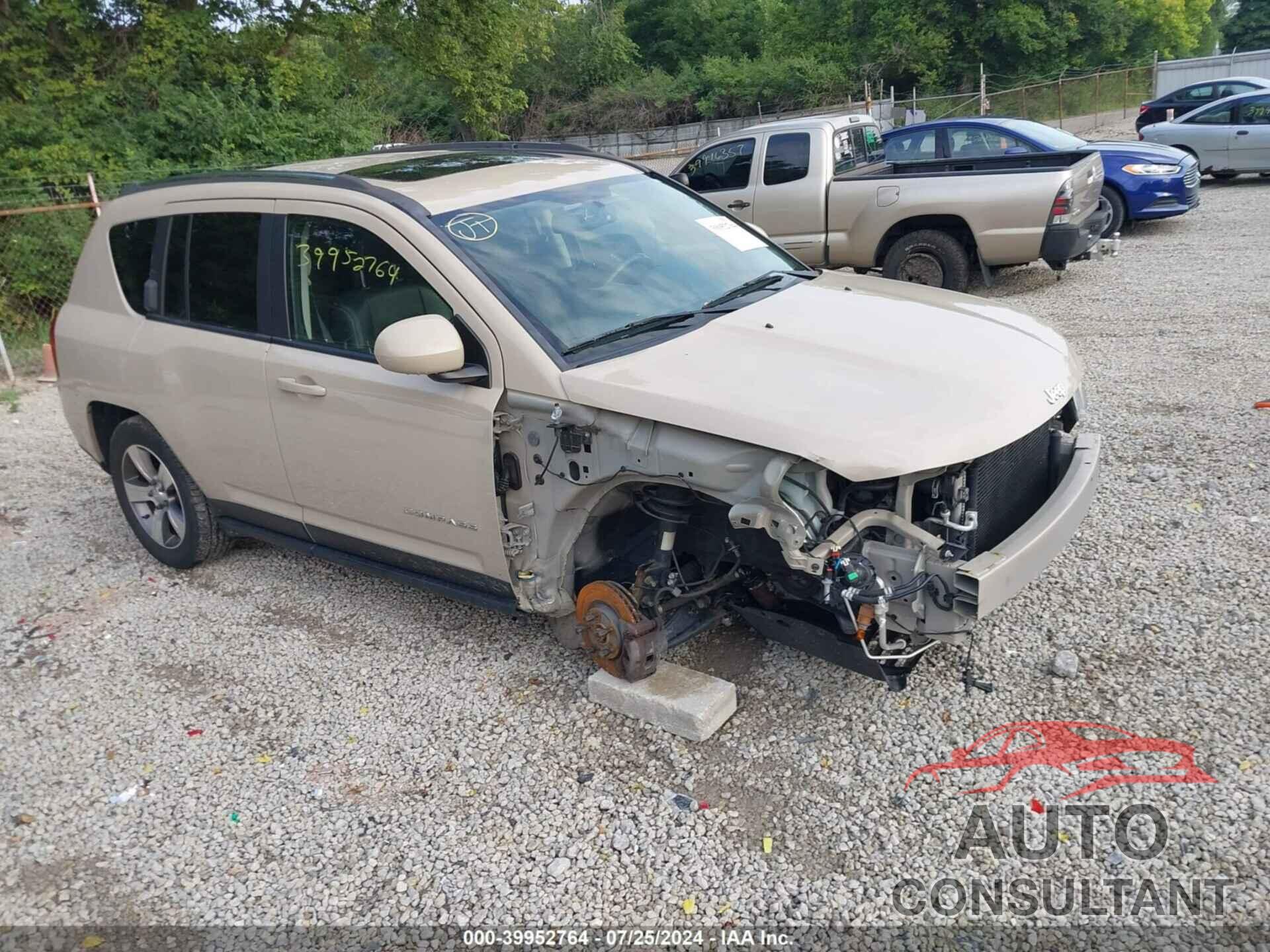 JEEP COMPASS 2017 - 1C4NJDEB8HD139480