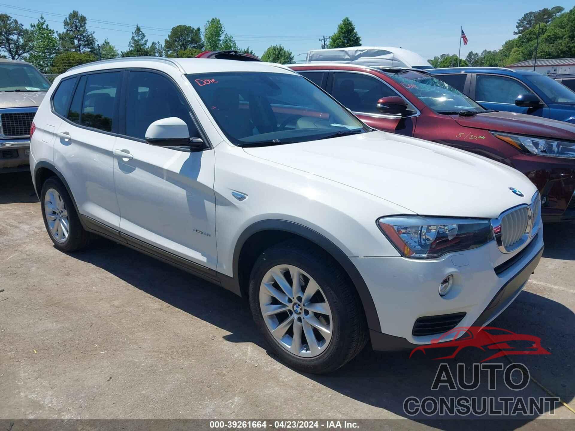 BMW X3 2017 - 5UXWZ7C36H0X41617