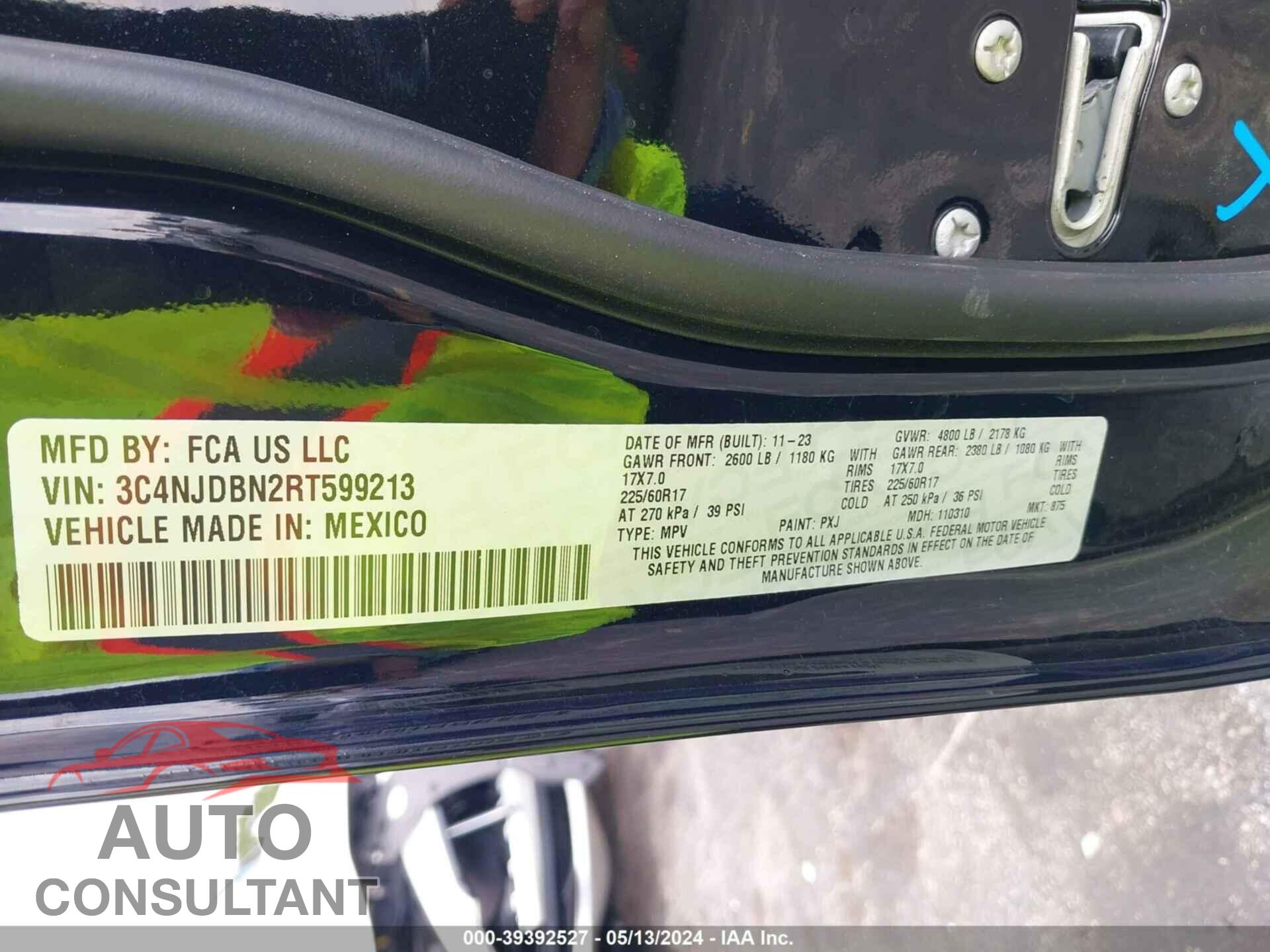 JEEP COMPASS 2024 - 3C4NJDBN2RT599213
