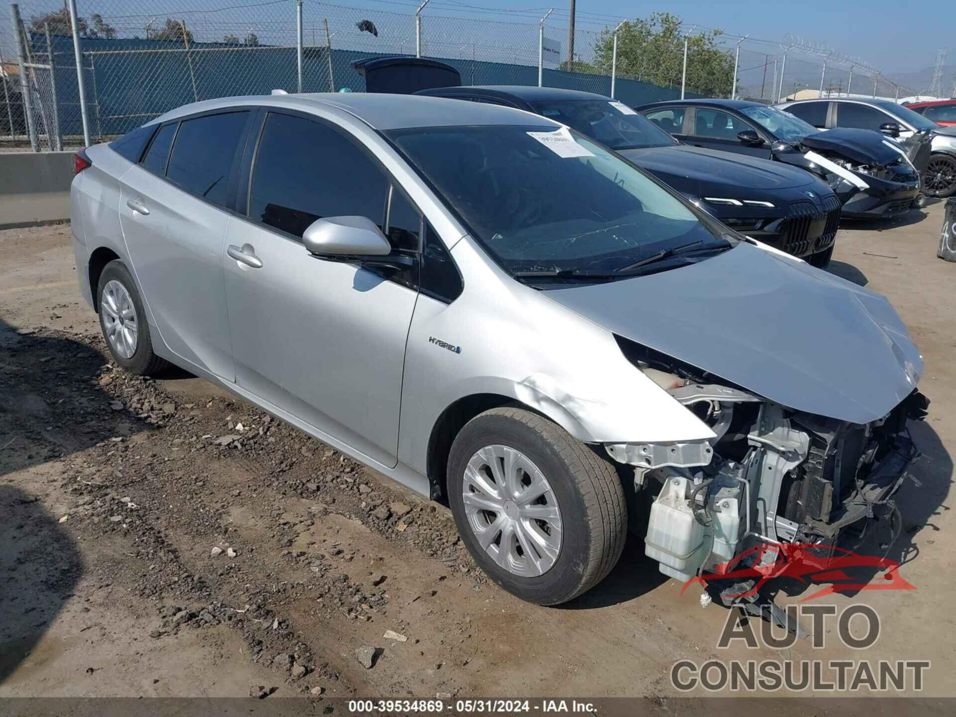 TOYOTA PRIUS 2020 - JTDKARFU9L3109323