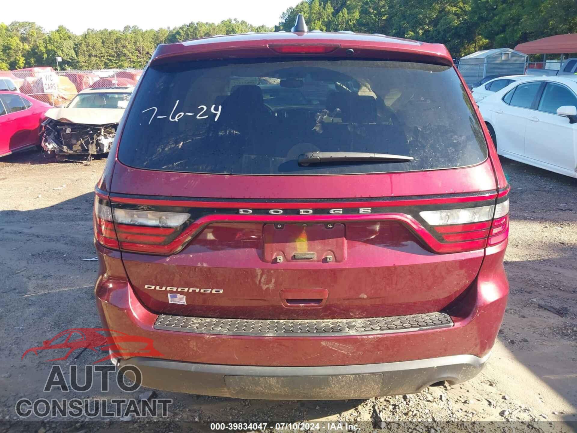 DODGE DURANGO 2020 - 1C4RDHAG5LC184280