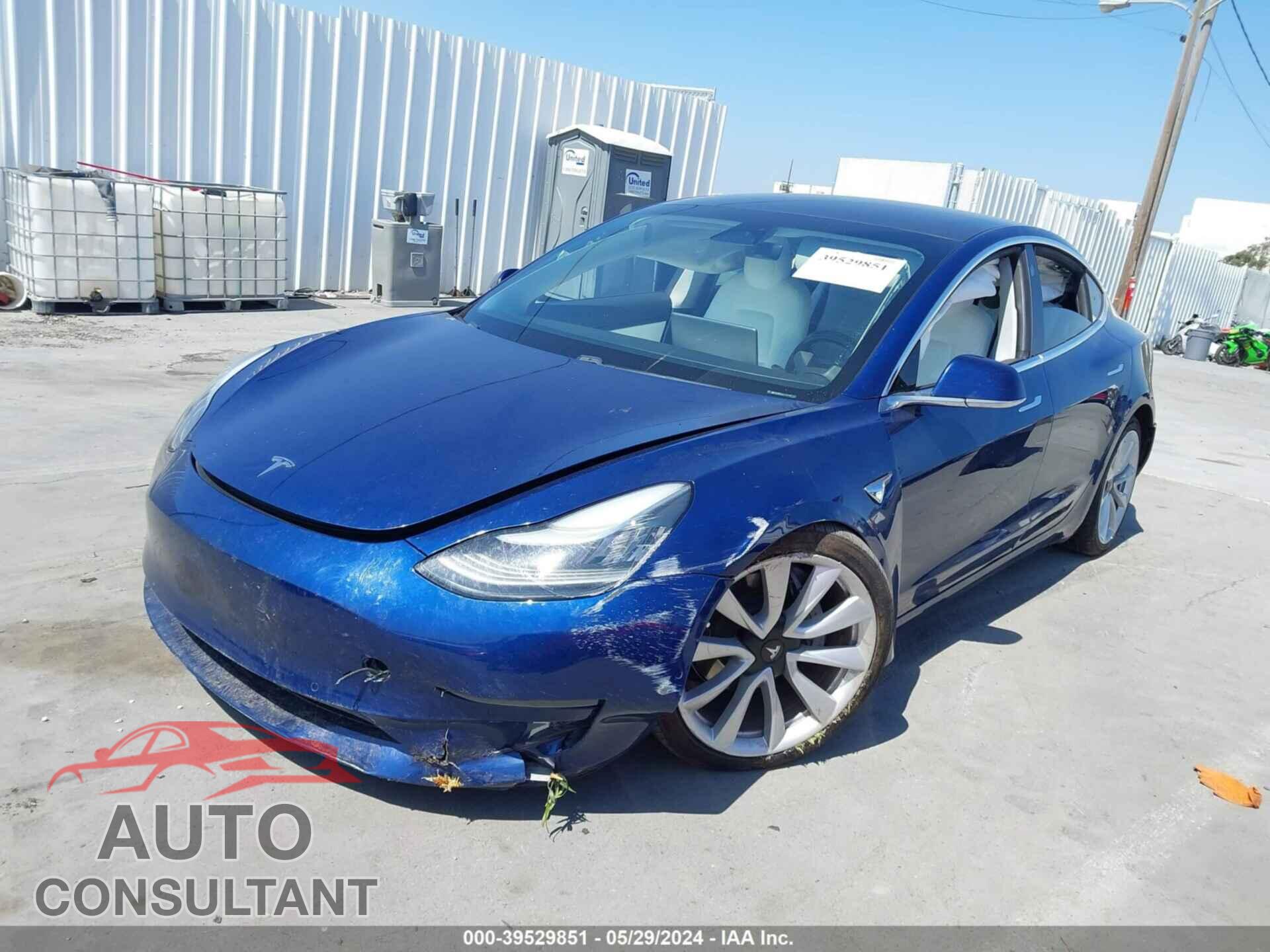 TESLA MODEL 3 2018 - 5YJ3E1EB3JF112146