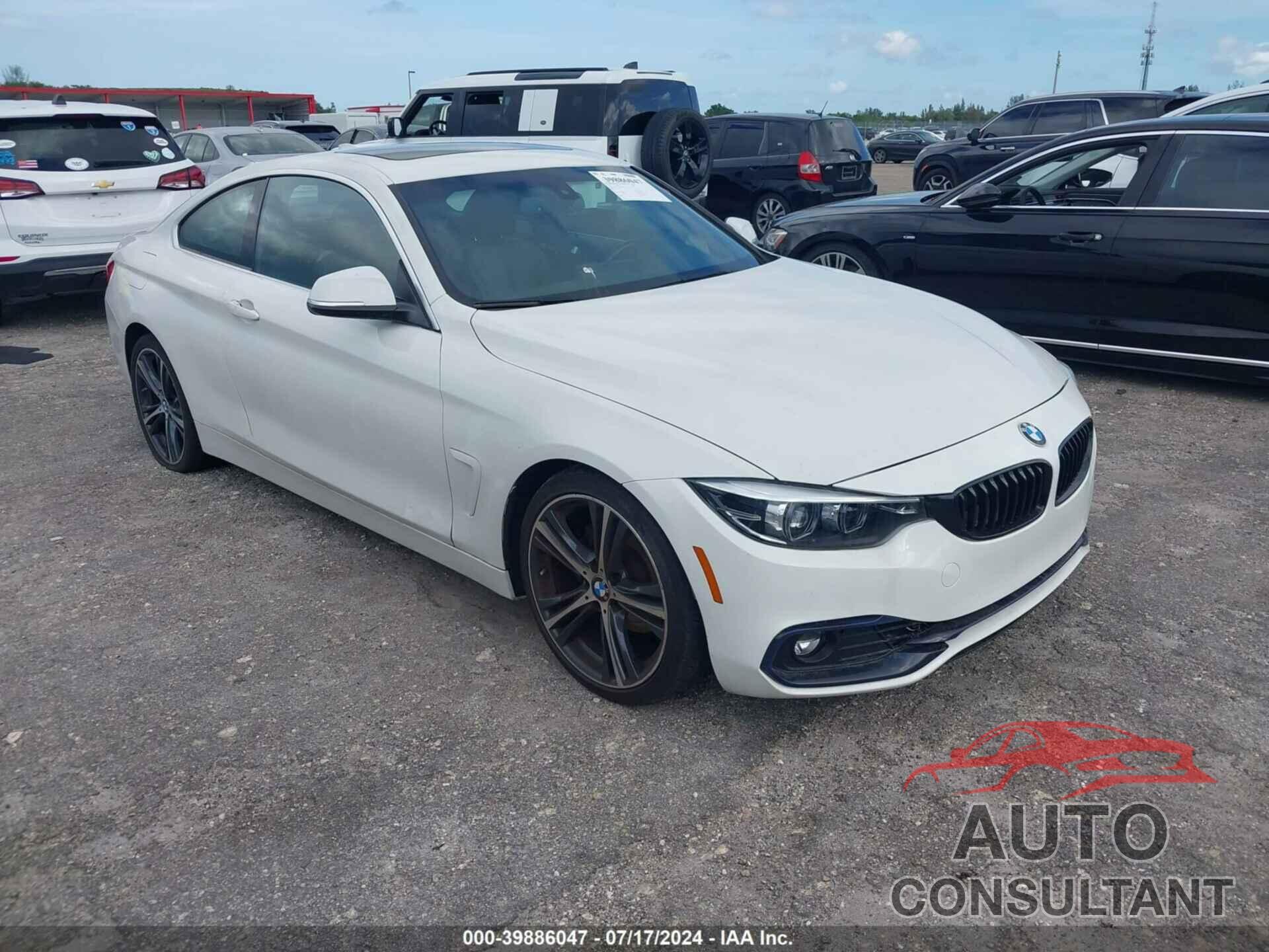 BMW 430I 2019 - WBA4W3C55KAF92789