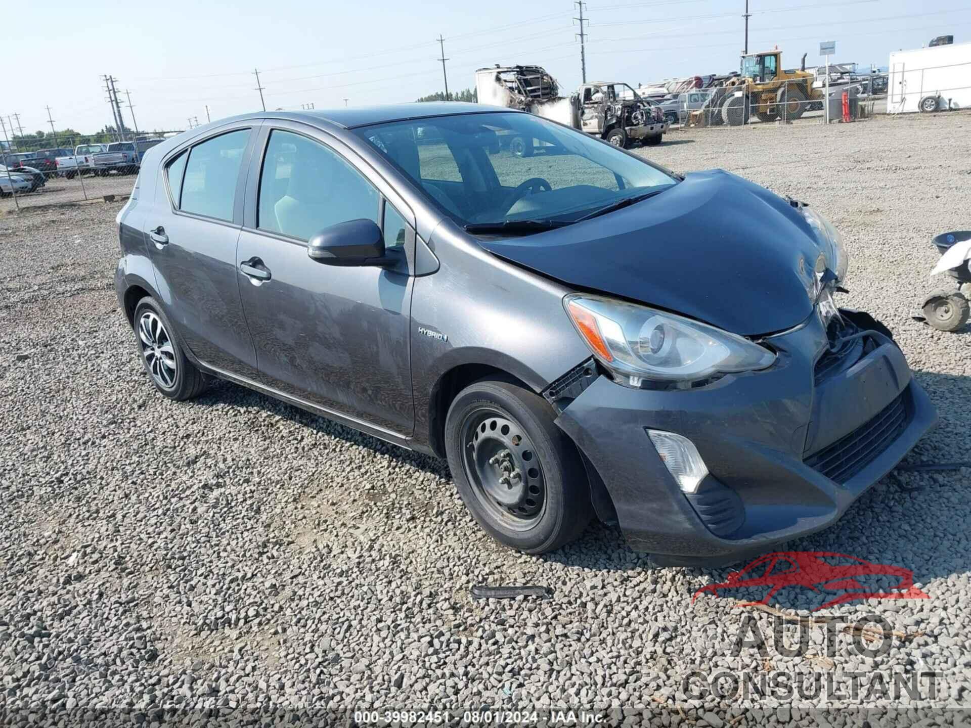 TOYOTA PRIUS C 2016 - JTDKDTB36G1117608