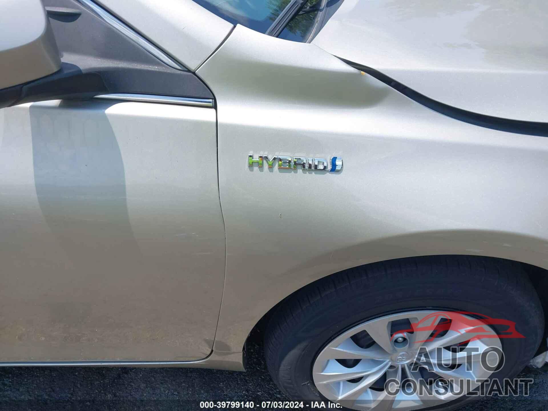 TOYOTA CAMRY HYBRID 2016 - 4T1BD1FK2GU199305